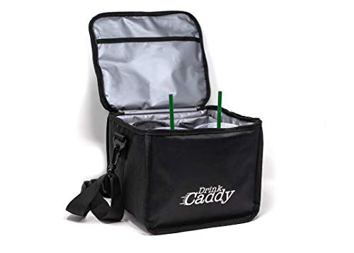 Portable drink carrier insulated bag