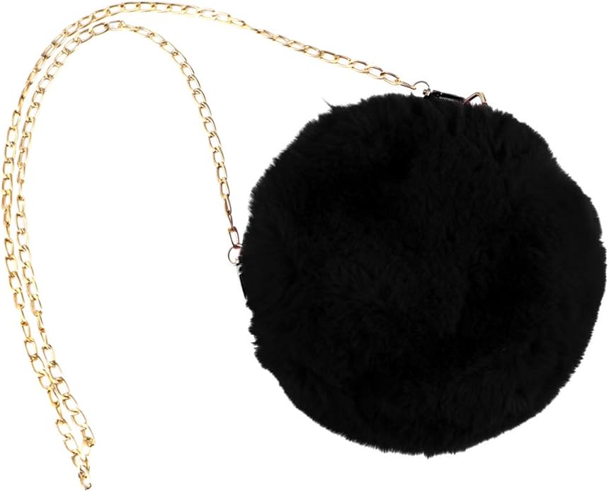 Faux fur made pouch U1