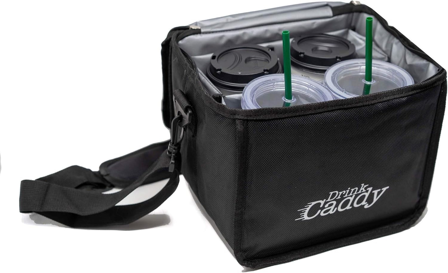 Portable drink carrier insulated bag