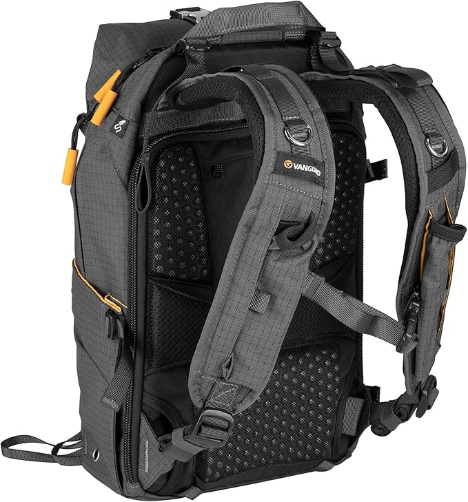 Tracking slim hiking tourist backpack