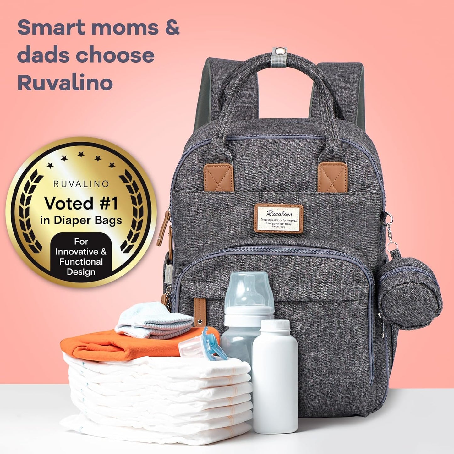 Baby backpack, diaper backpack U25
