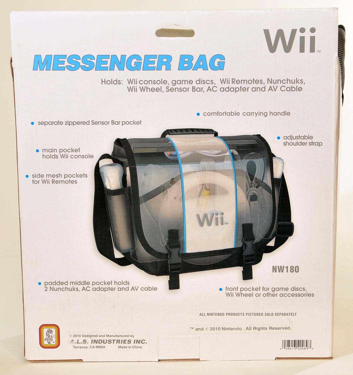 WII messenger bag