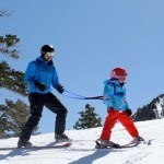 Launch pad ski and snowboard training harness U2