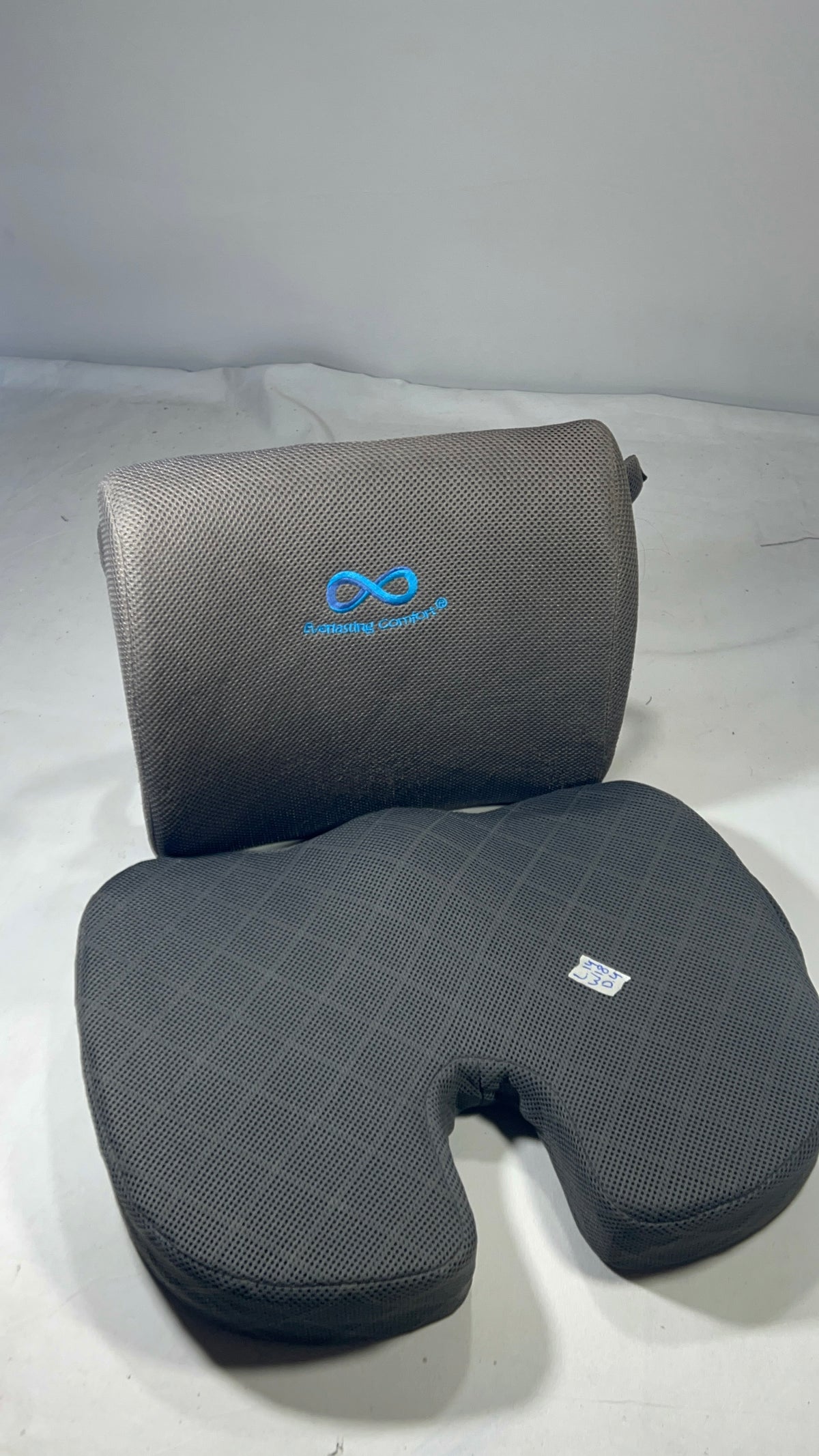 Set of lumber and Chair Cushion - Ergonomic Seat for Orthopedic Coccyx, Hip & Back Support