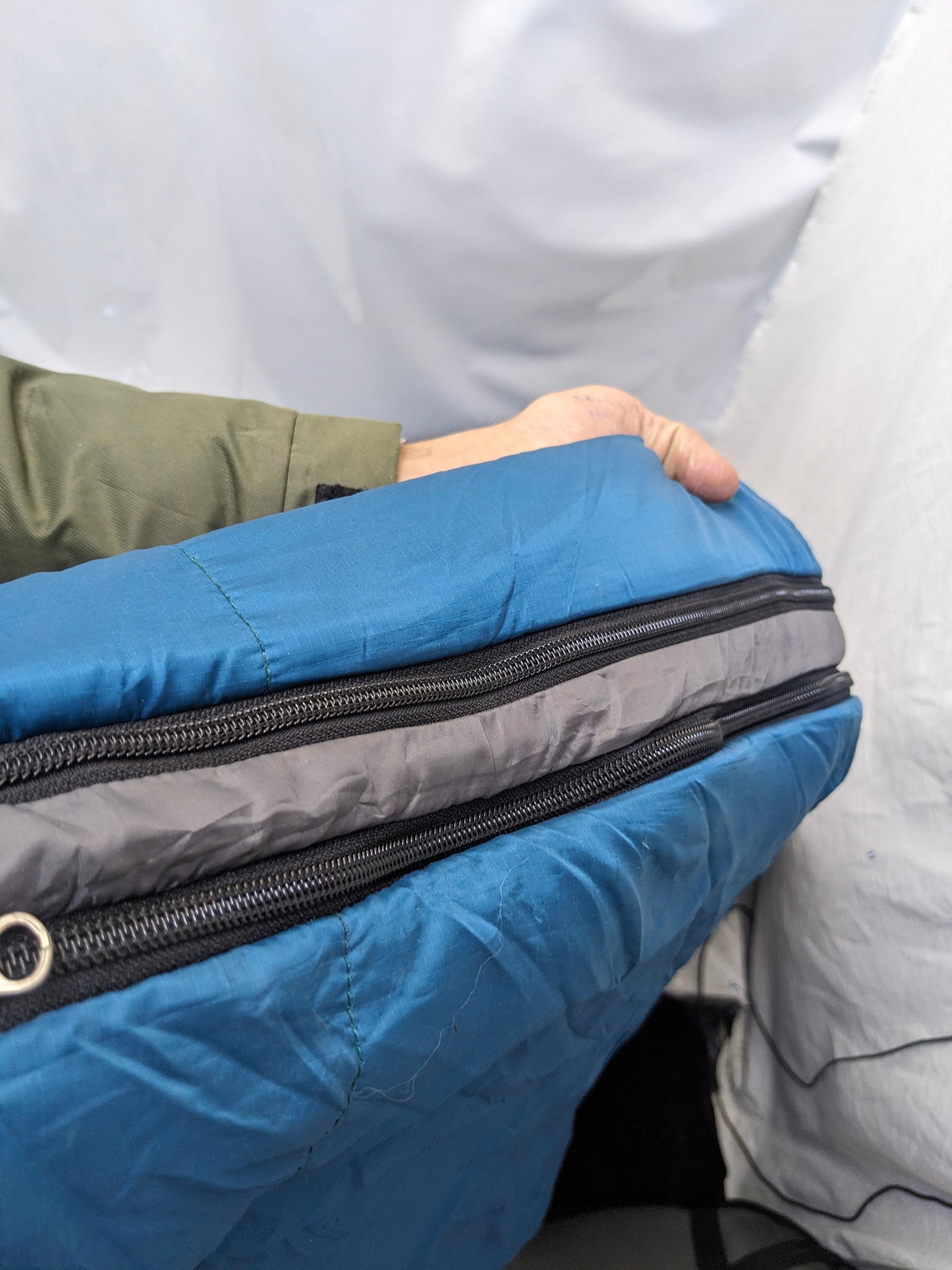 Double zip UK lot sleeping bag sb241