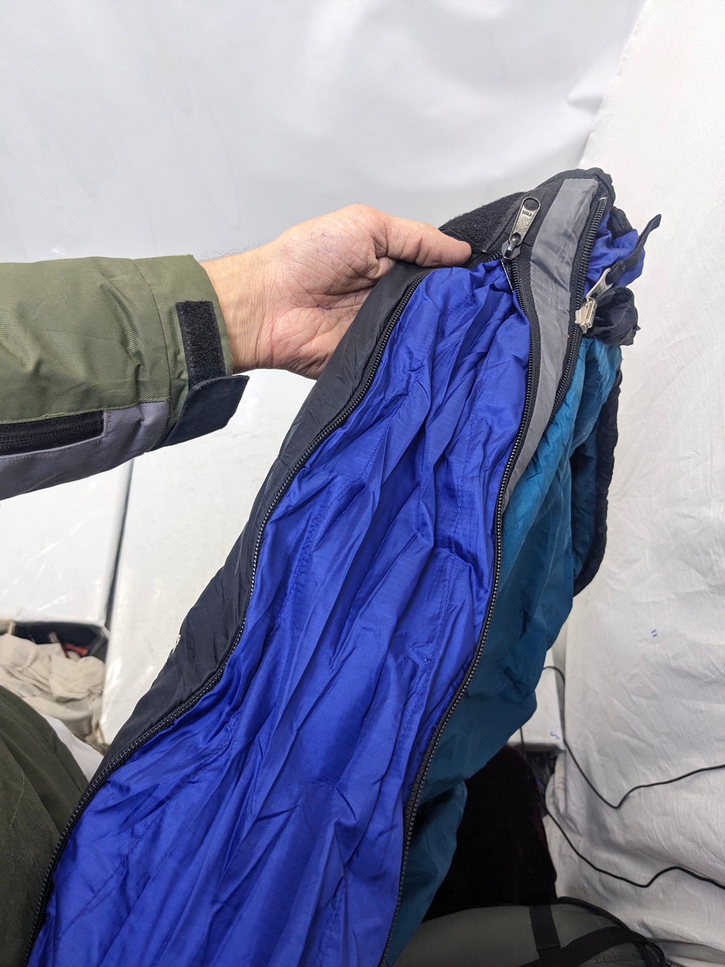 Double zip UK lot sleeping bag sb241