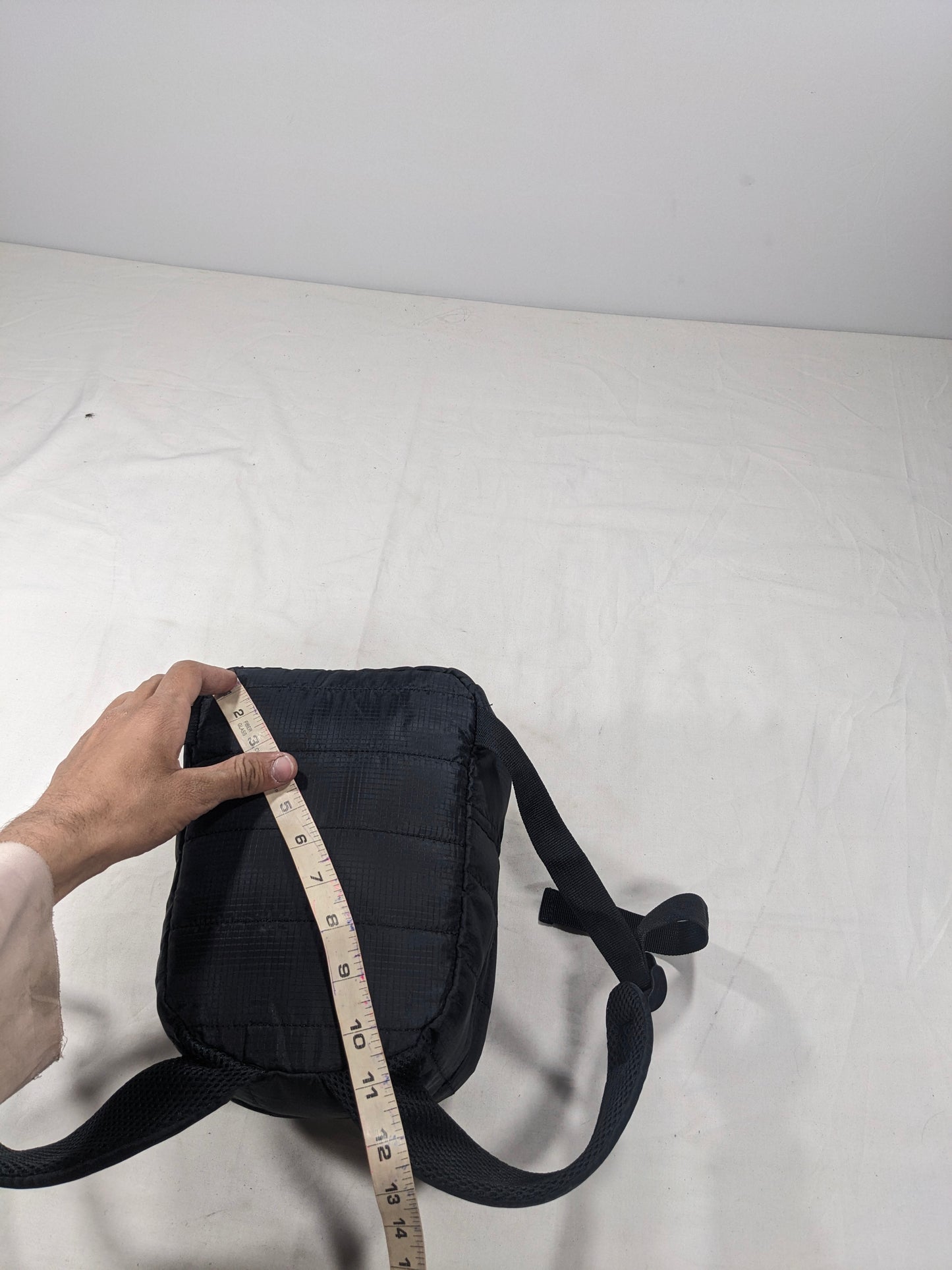 Mini black color backpack for accessories