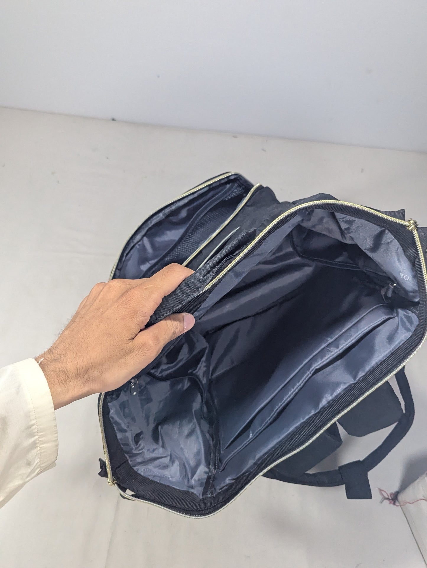 Baby Black color backpack, Diaper backpack, bag Ab3