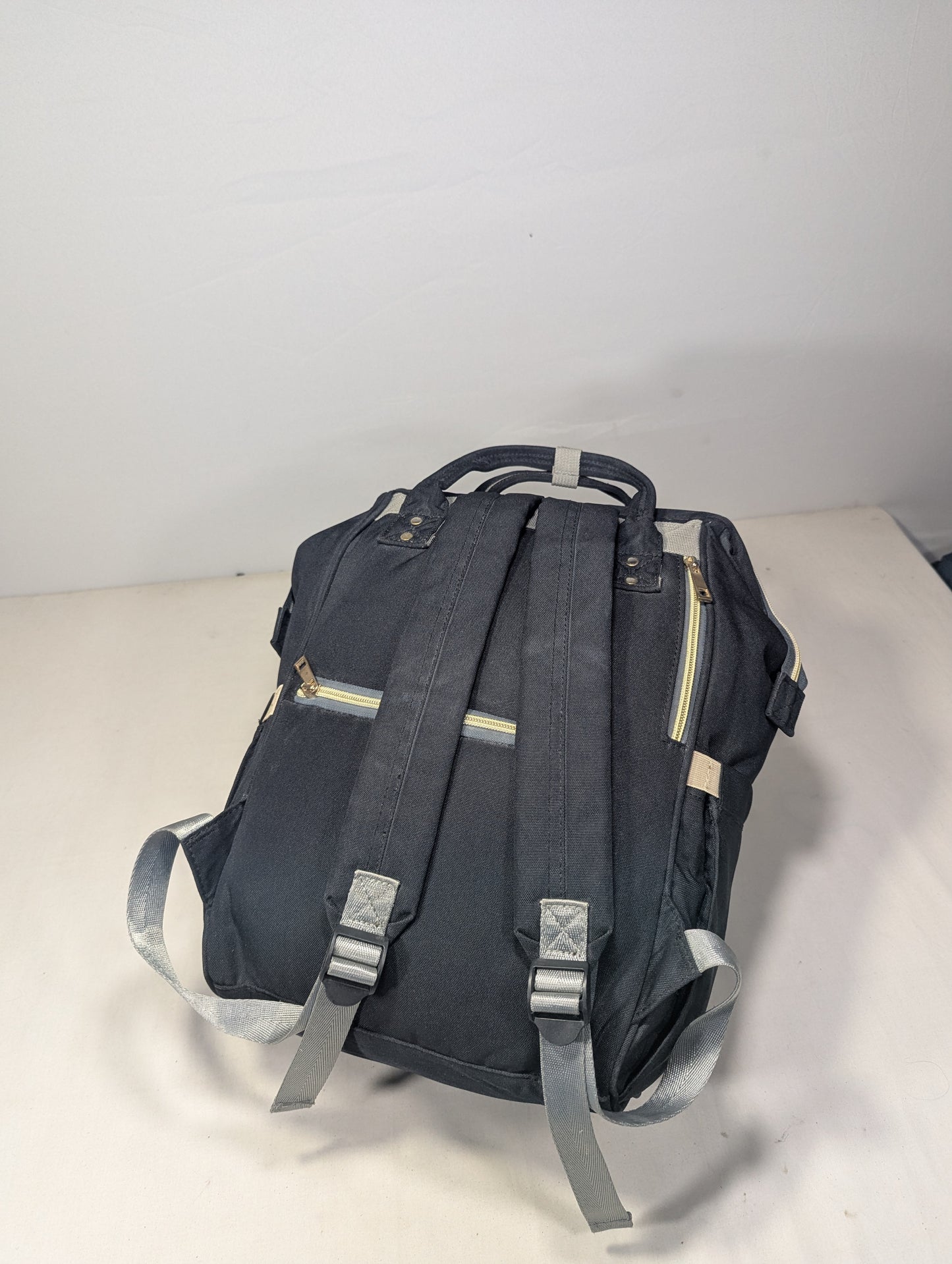 Baby diaper backpack in black color U25