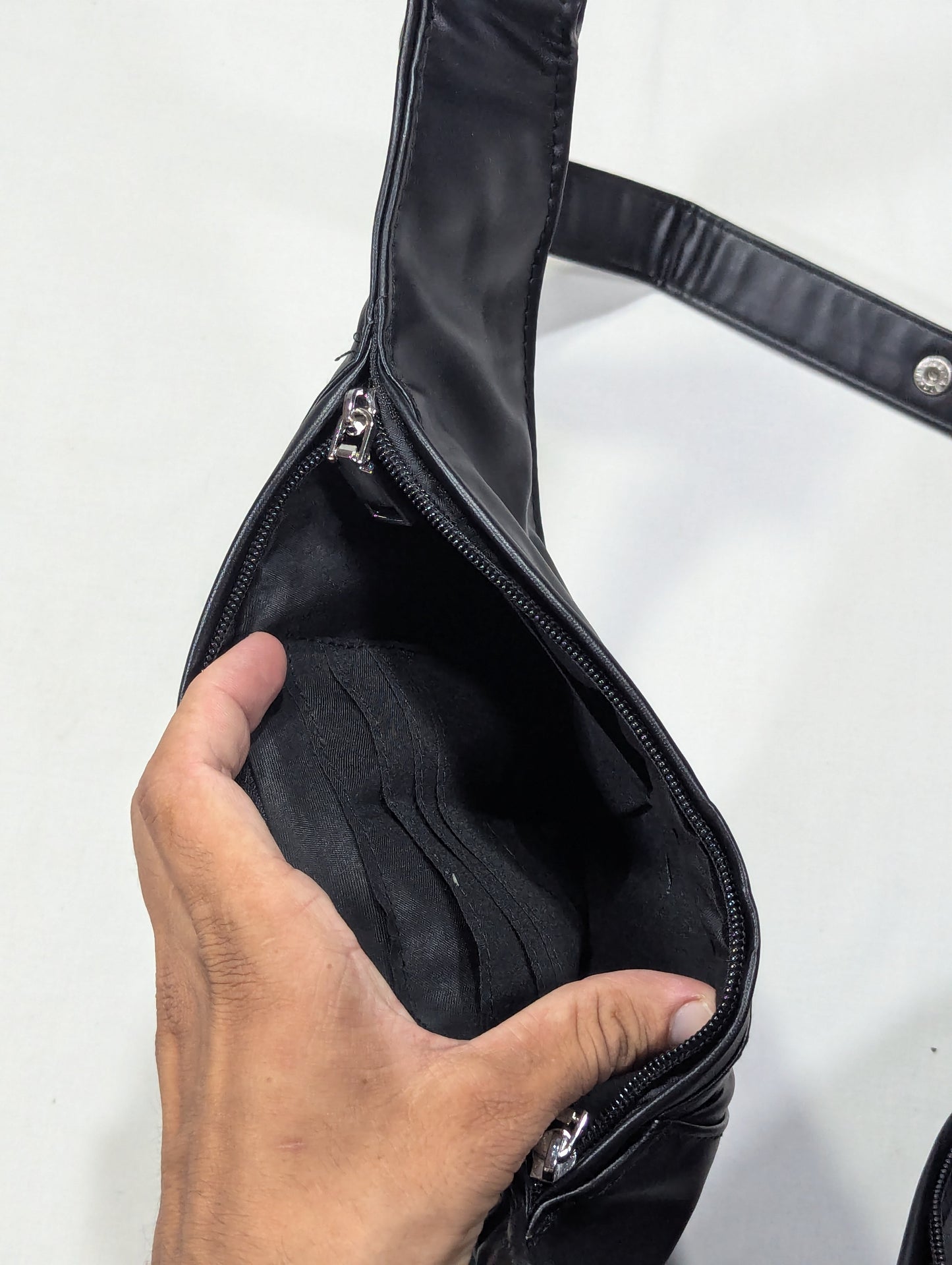 Leather sosh bag Ab3