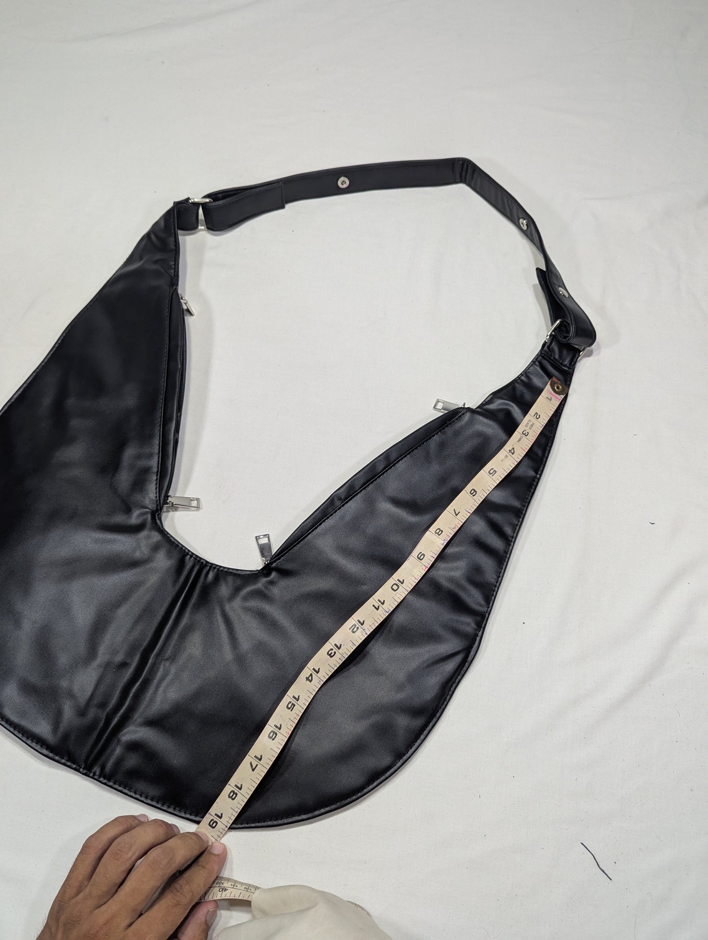 Leather sosh bag Ab3