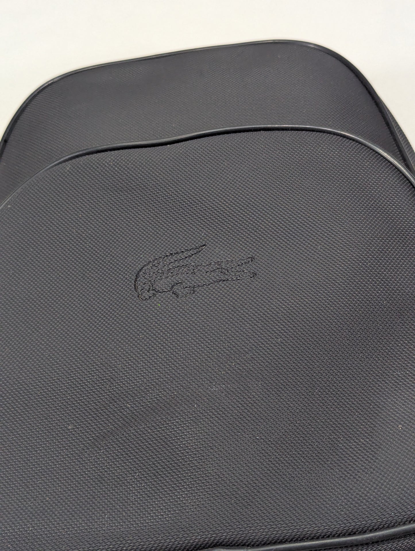 Lacoste black color branded Backpack Ab3