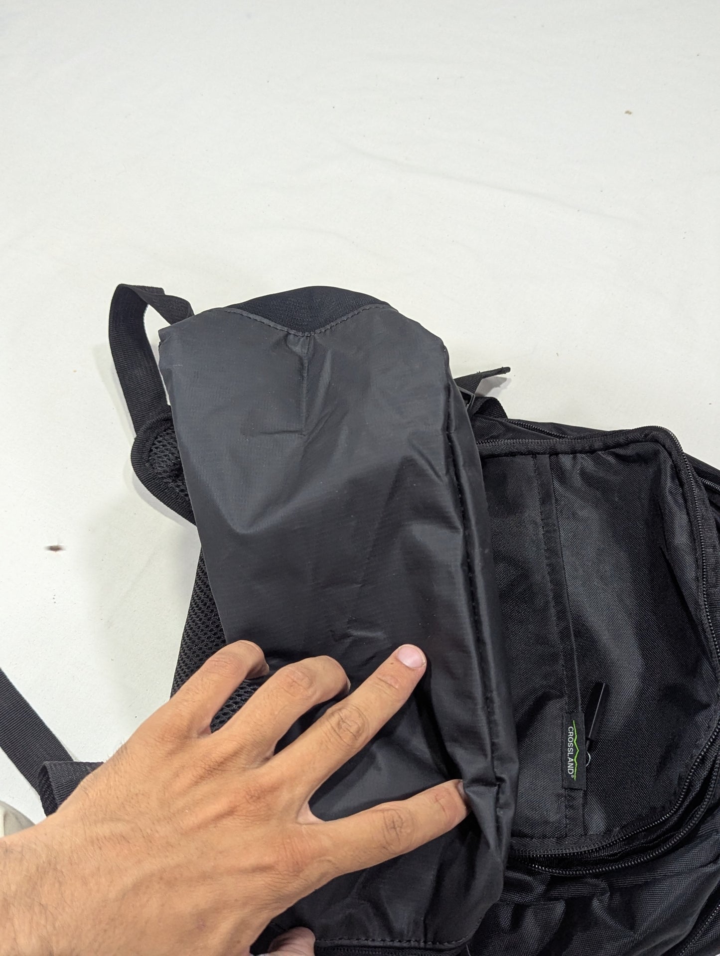 Preloved black color backpack U3