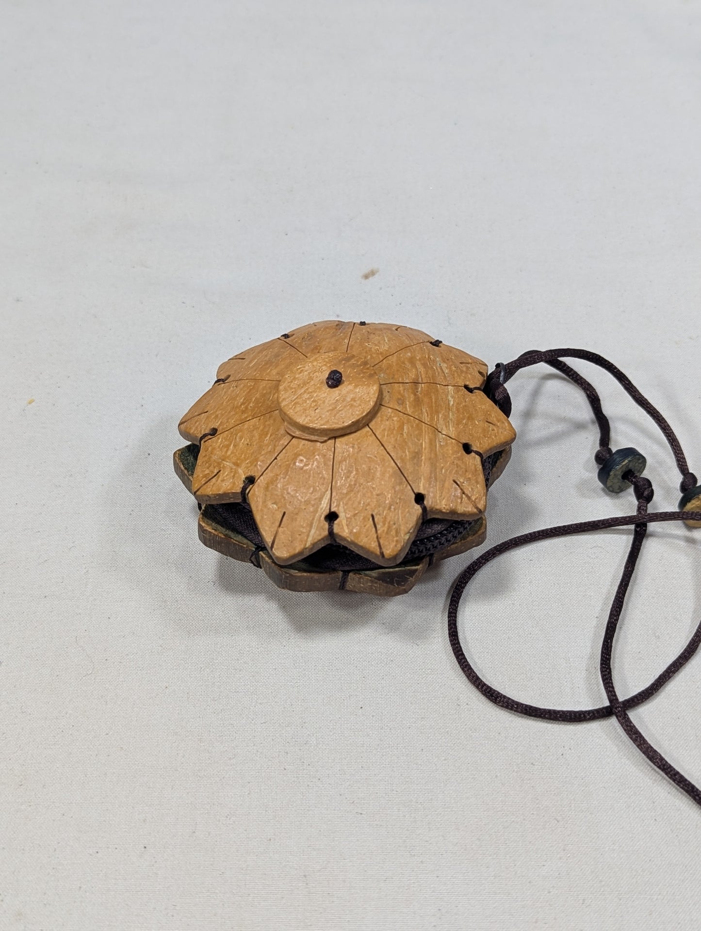 Coconut shell made