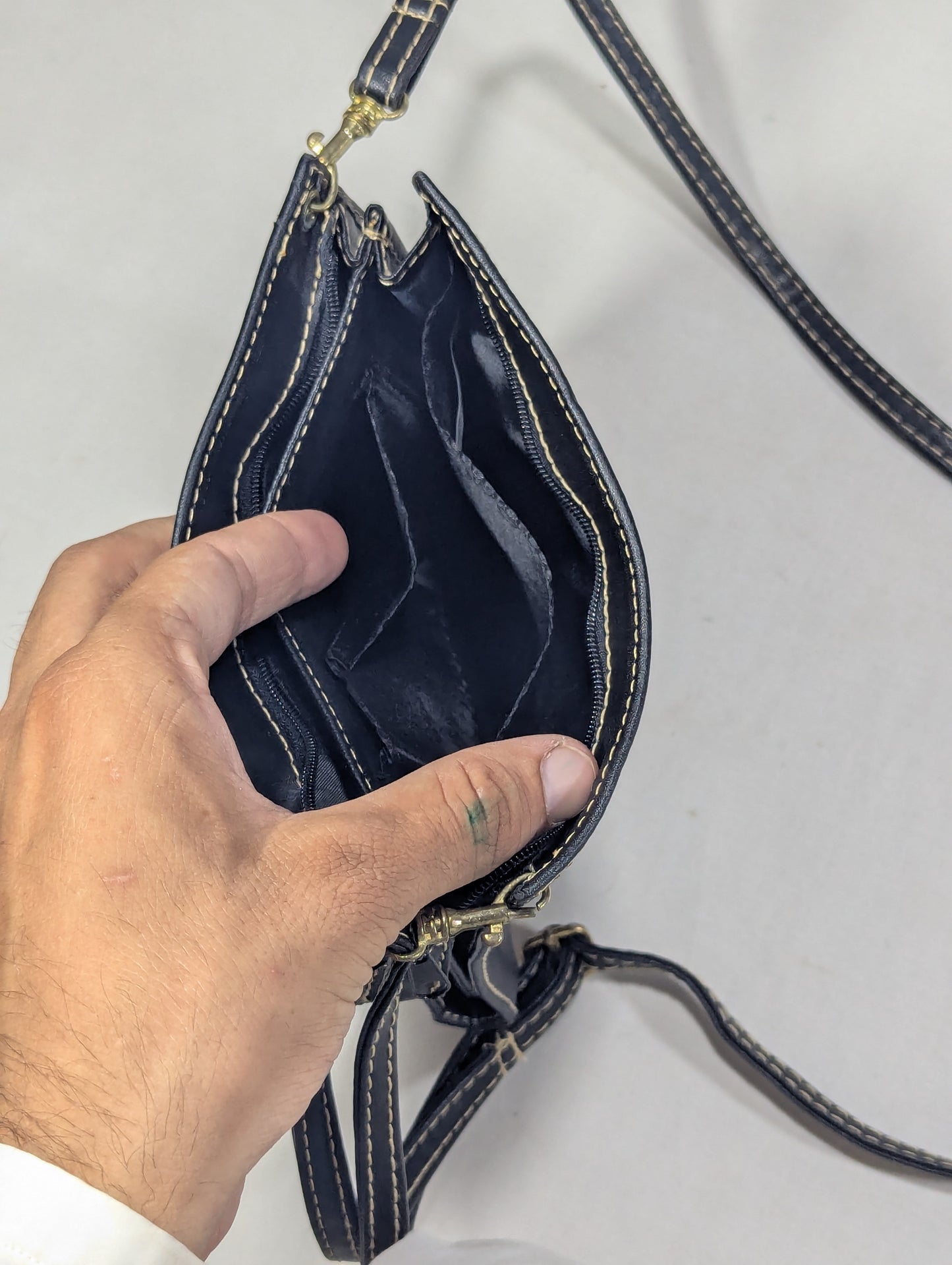 Long strap bag, pouch bag