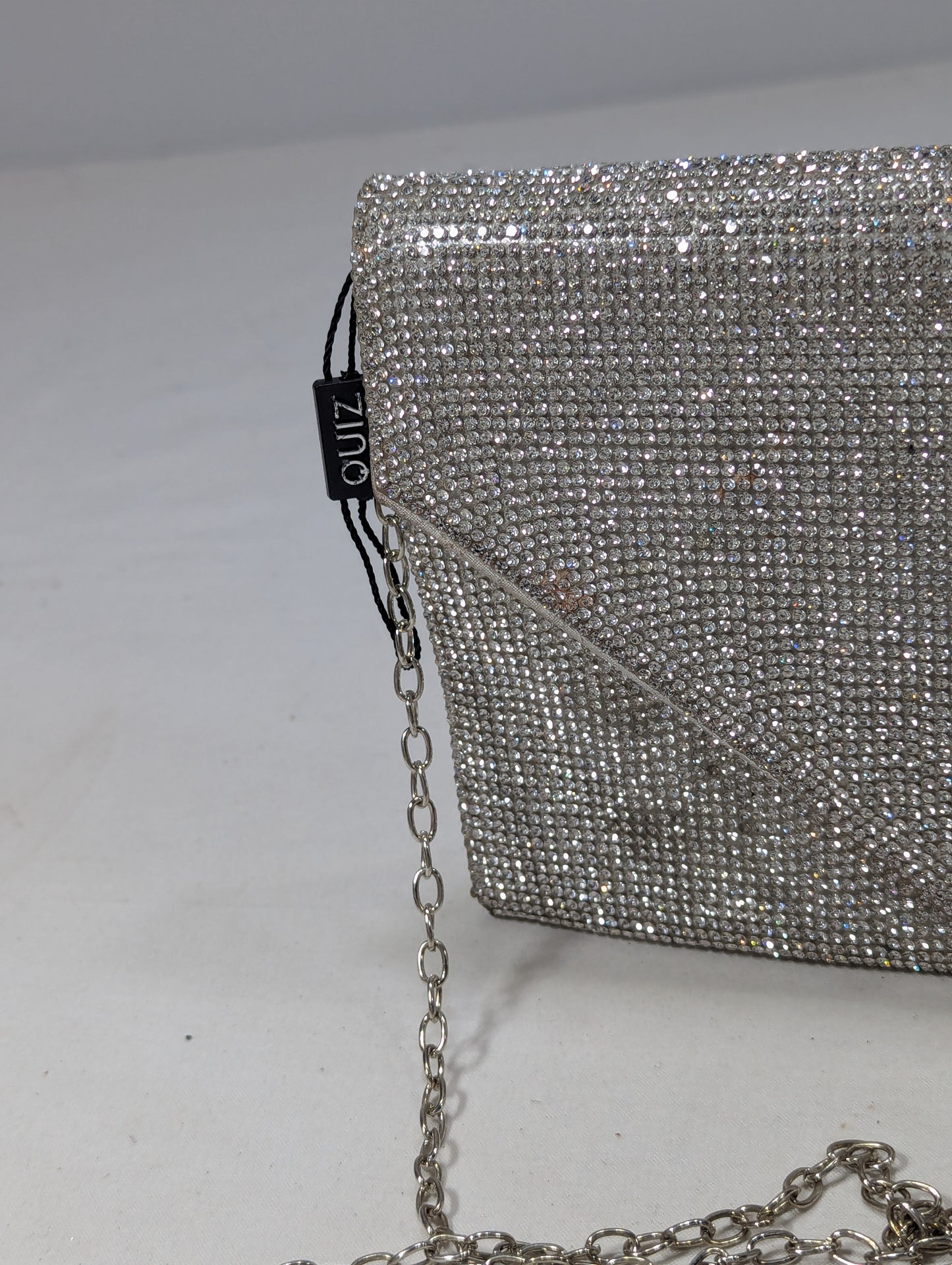 Silver color clutch bag U2