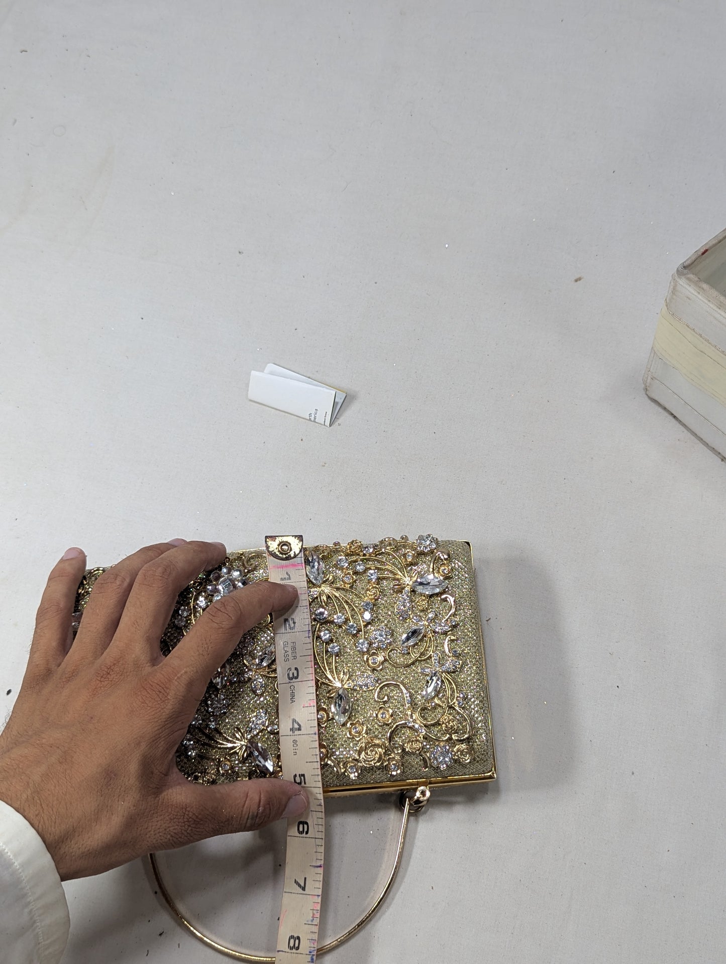 Clutch bag with golden work U2