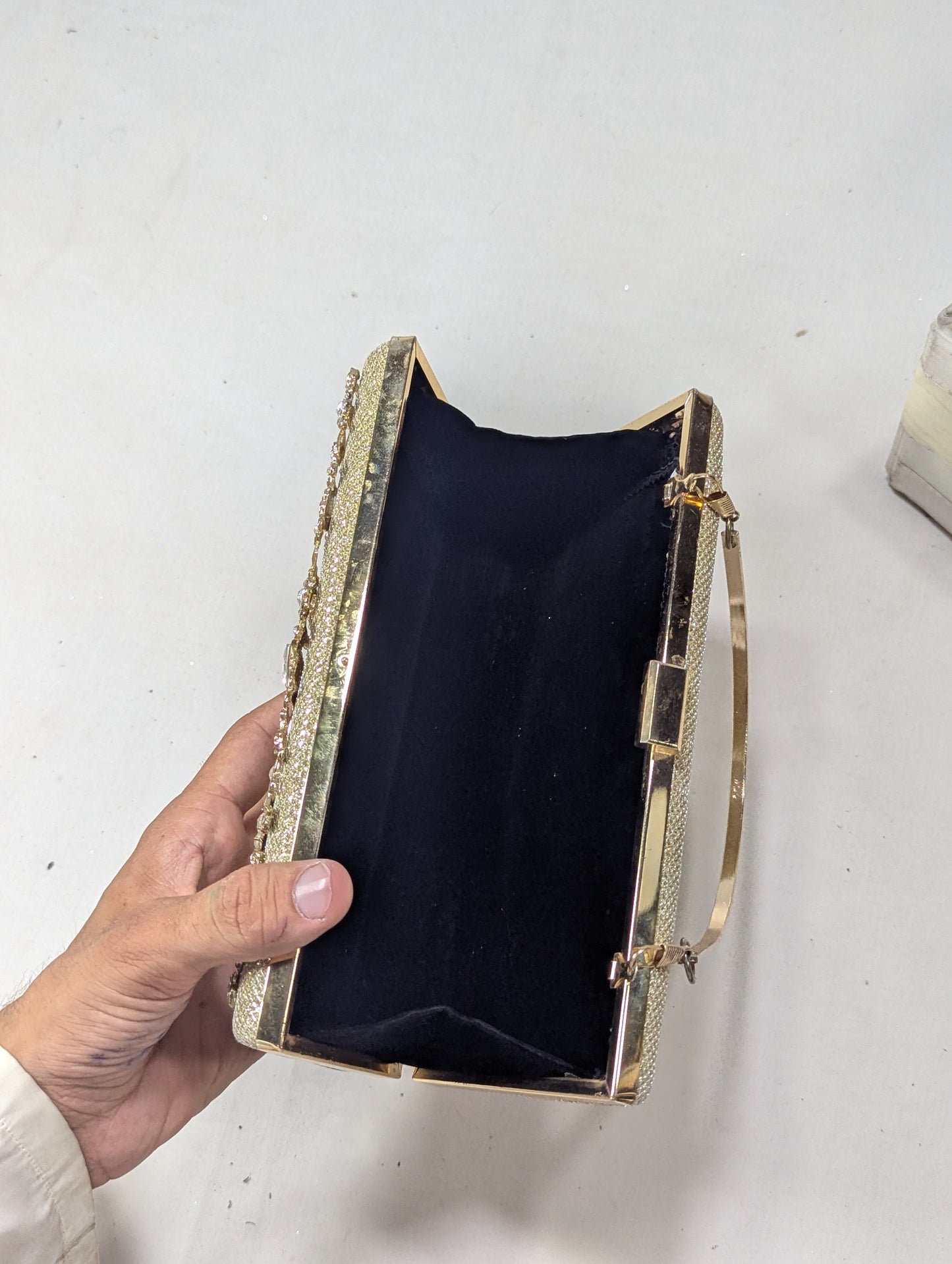 Clutch bag with golden work U2