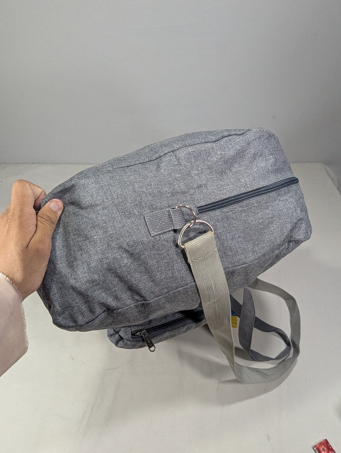 Grey color foldable bag U25