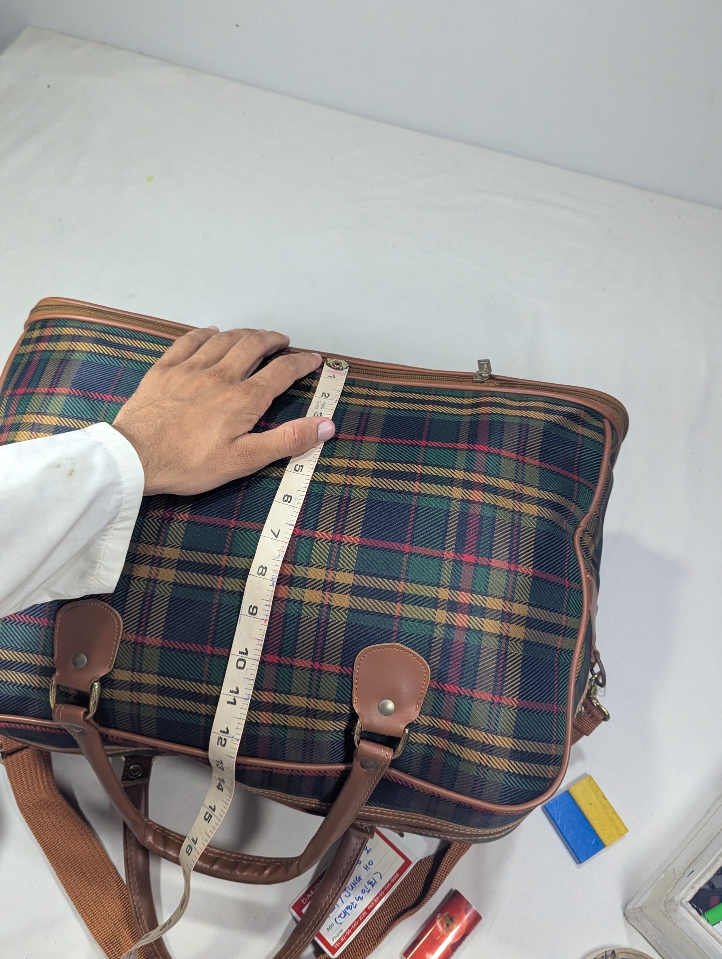 Adjustable size duffle bag from Korean lot collection
