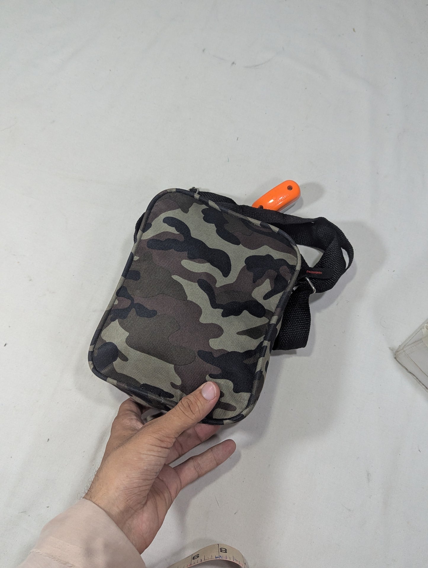 Camouflage cross body bag, long strap bag U15