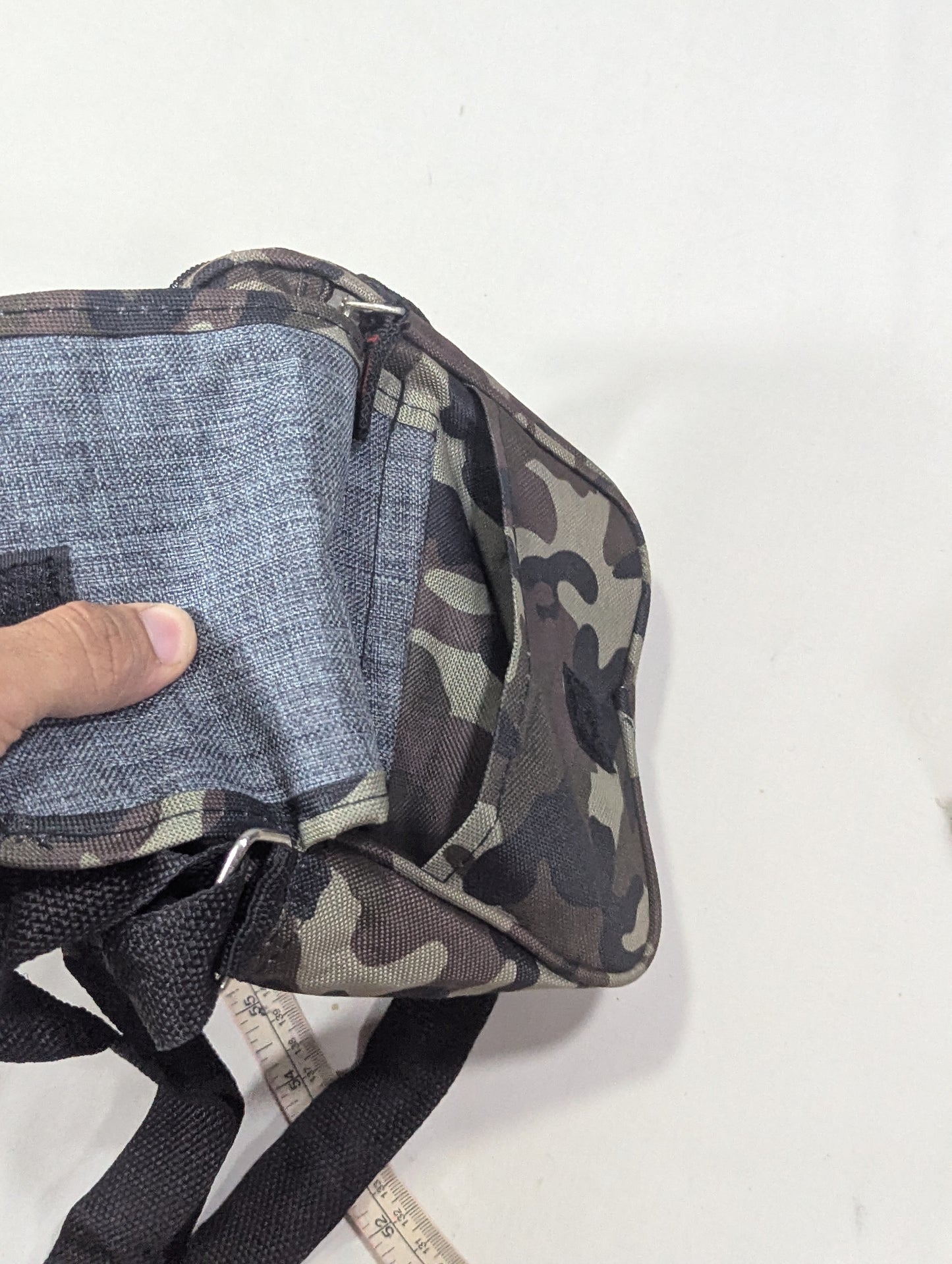Camouflage cross body bag, long strap bag U15