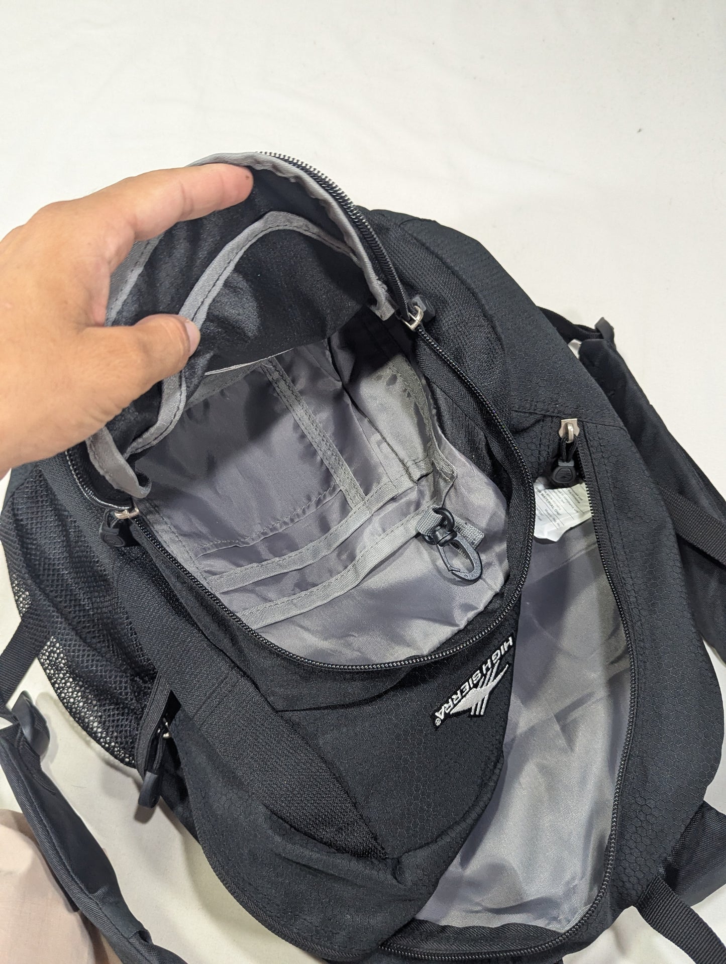 High Sierra durable material backpack