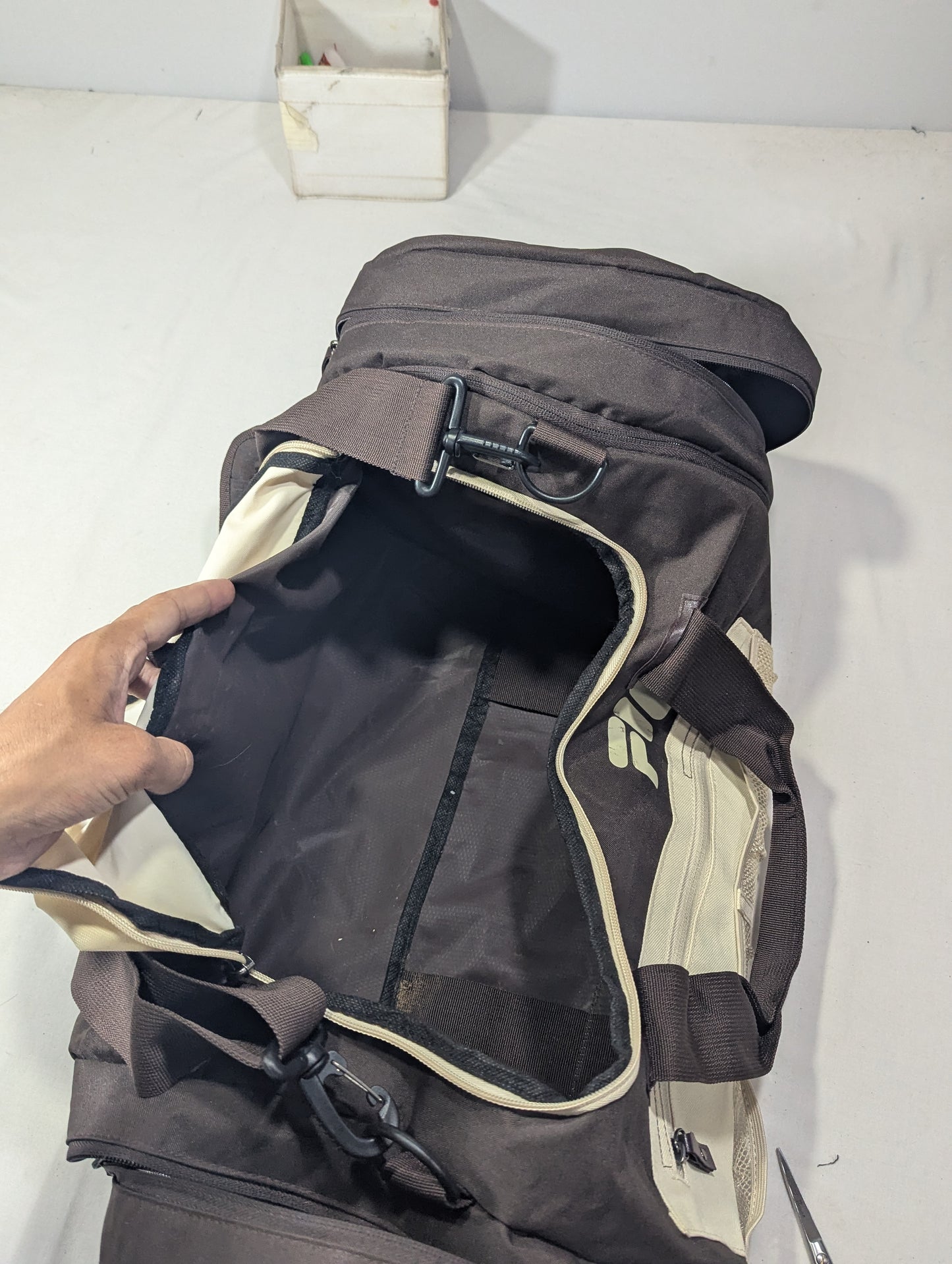 Reebok foldable backpack and bag