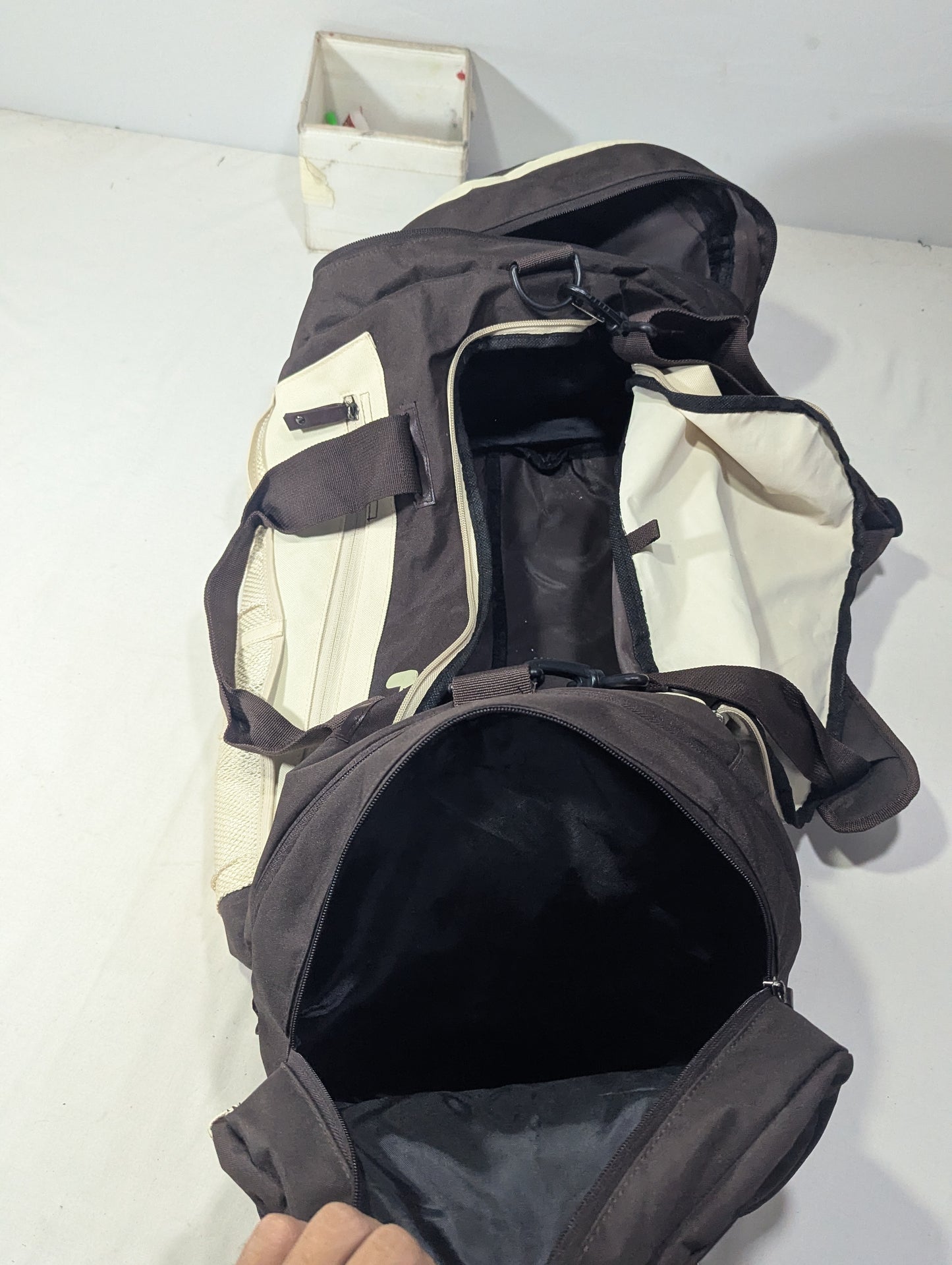 Reebok foldable backpack and bag
