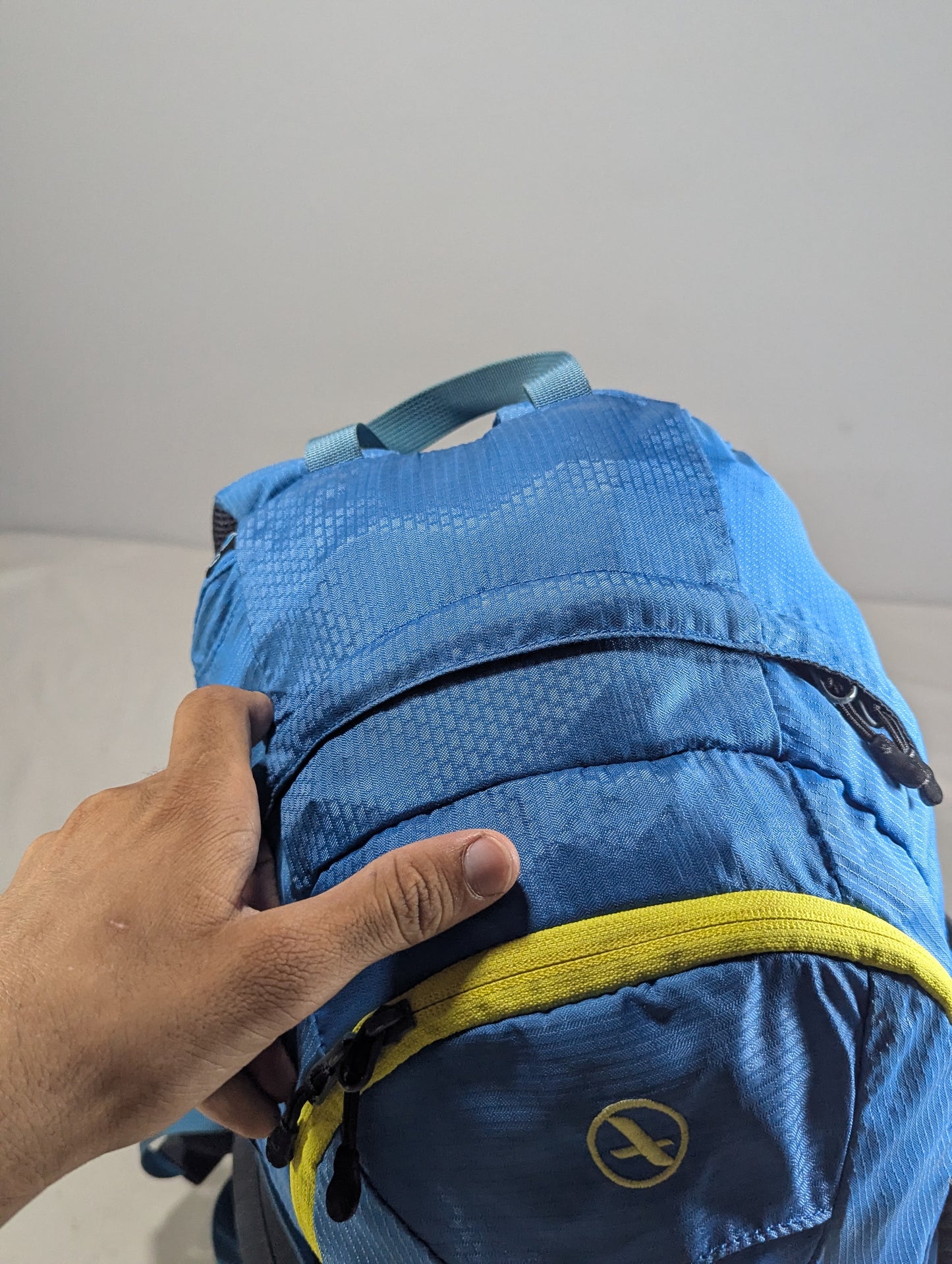 Preloved tracking backpack