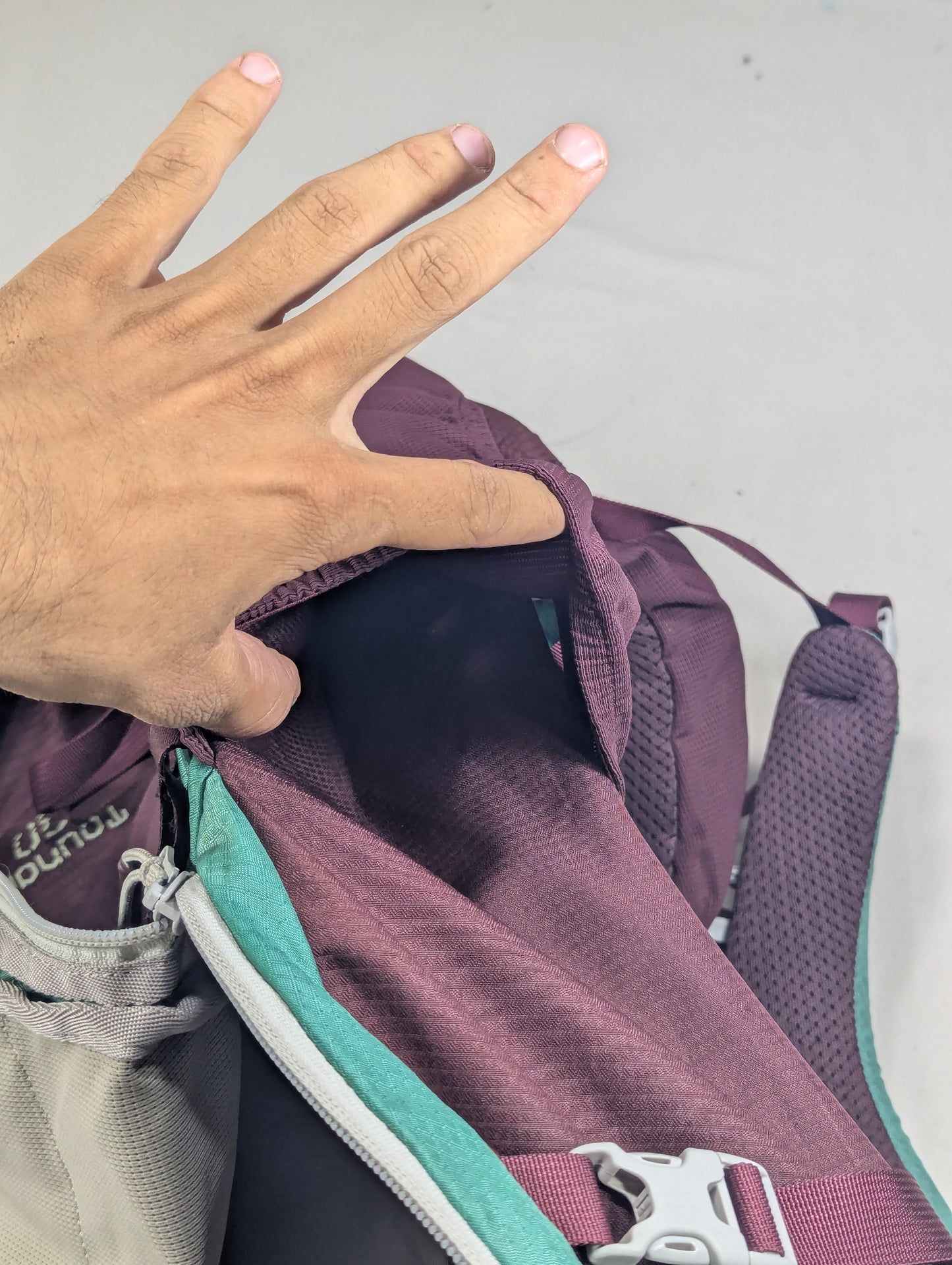 Hiking tourist backpack