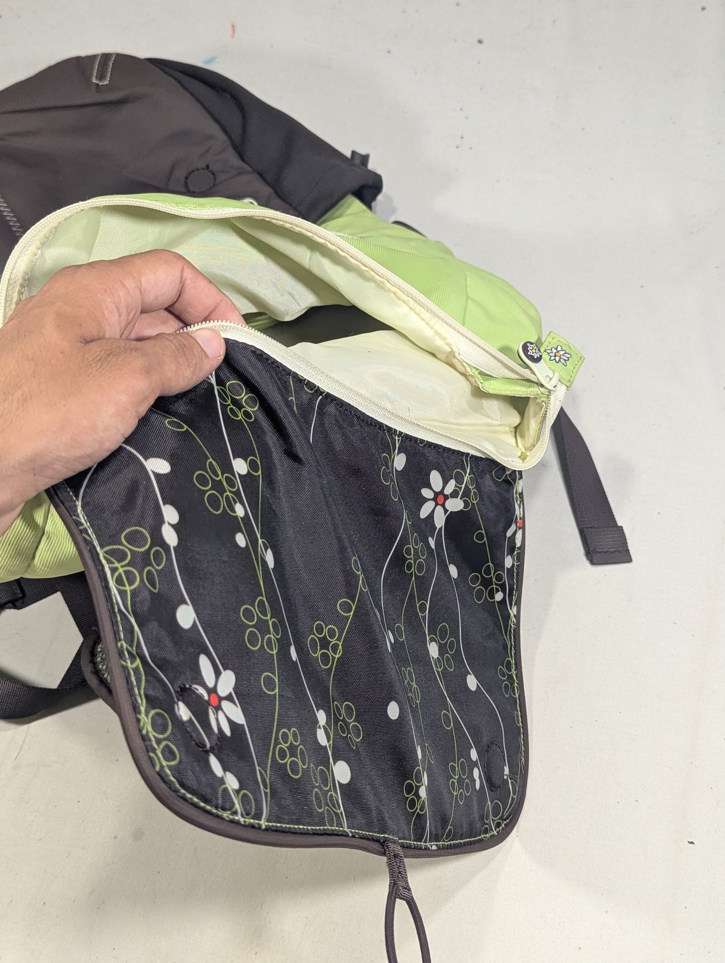 Baby diaper backpack