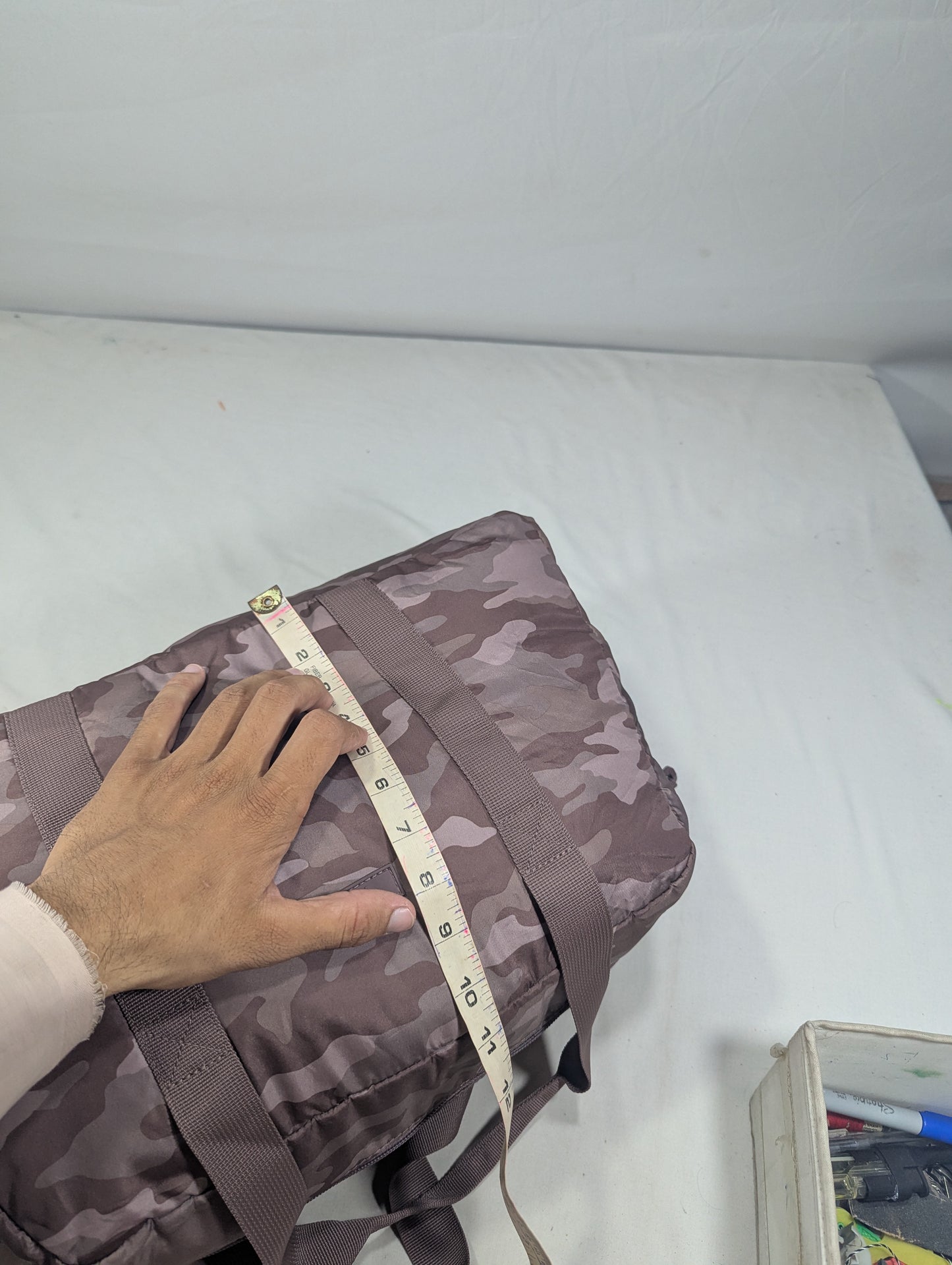 Camouflage military backpack