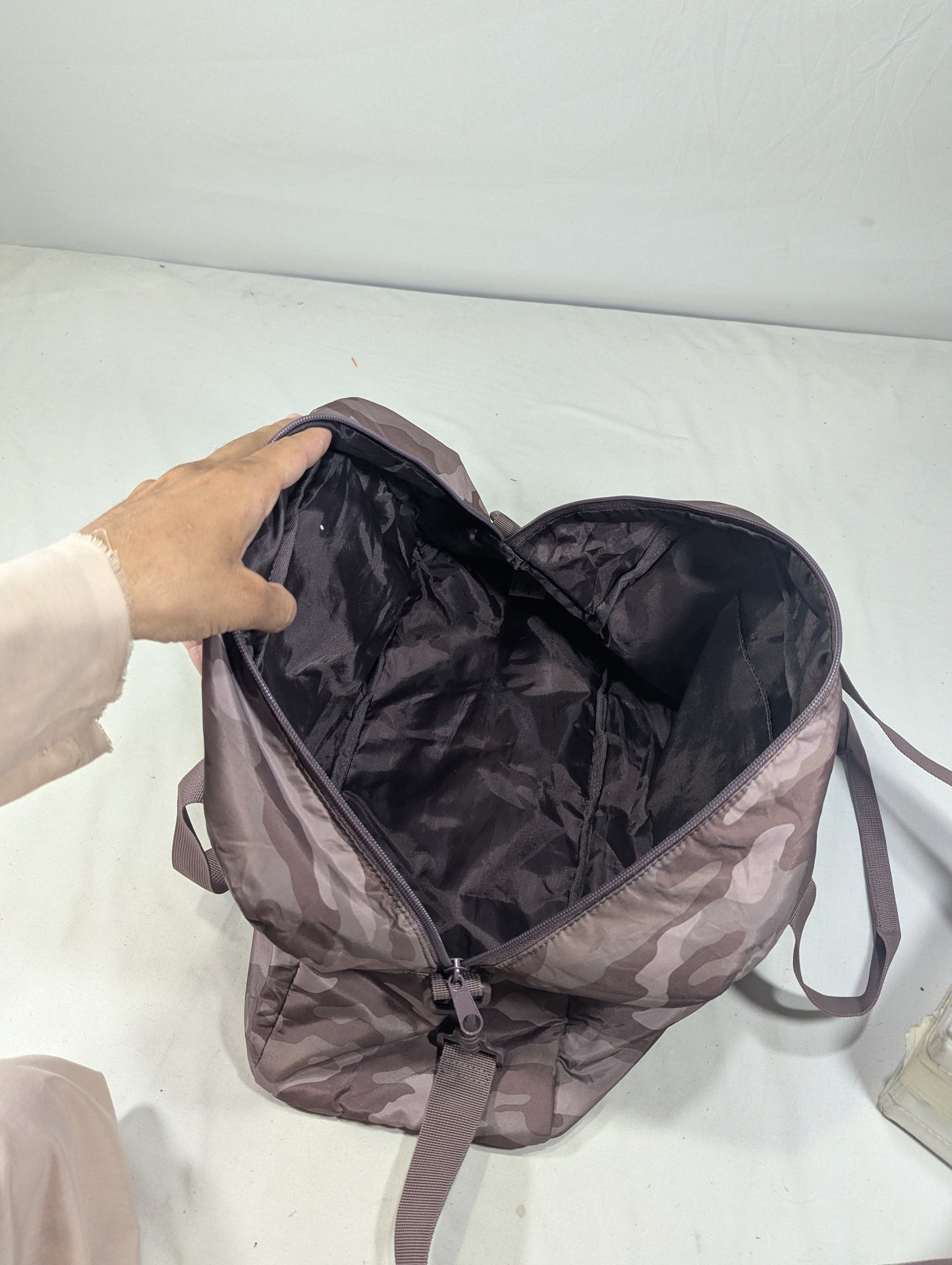 Camouflage military backpack
