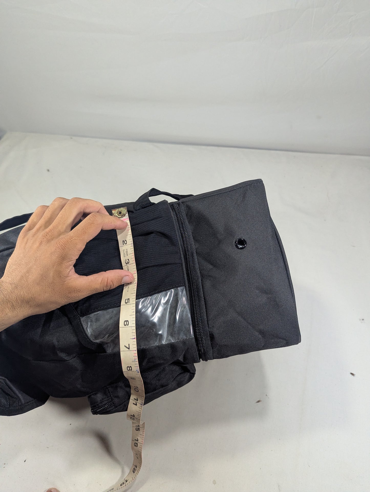 Gym backpack with separate shoes portio