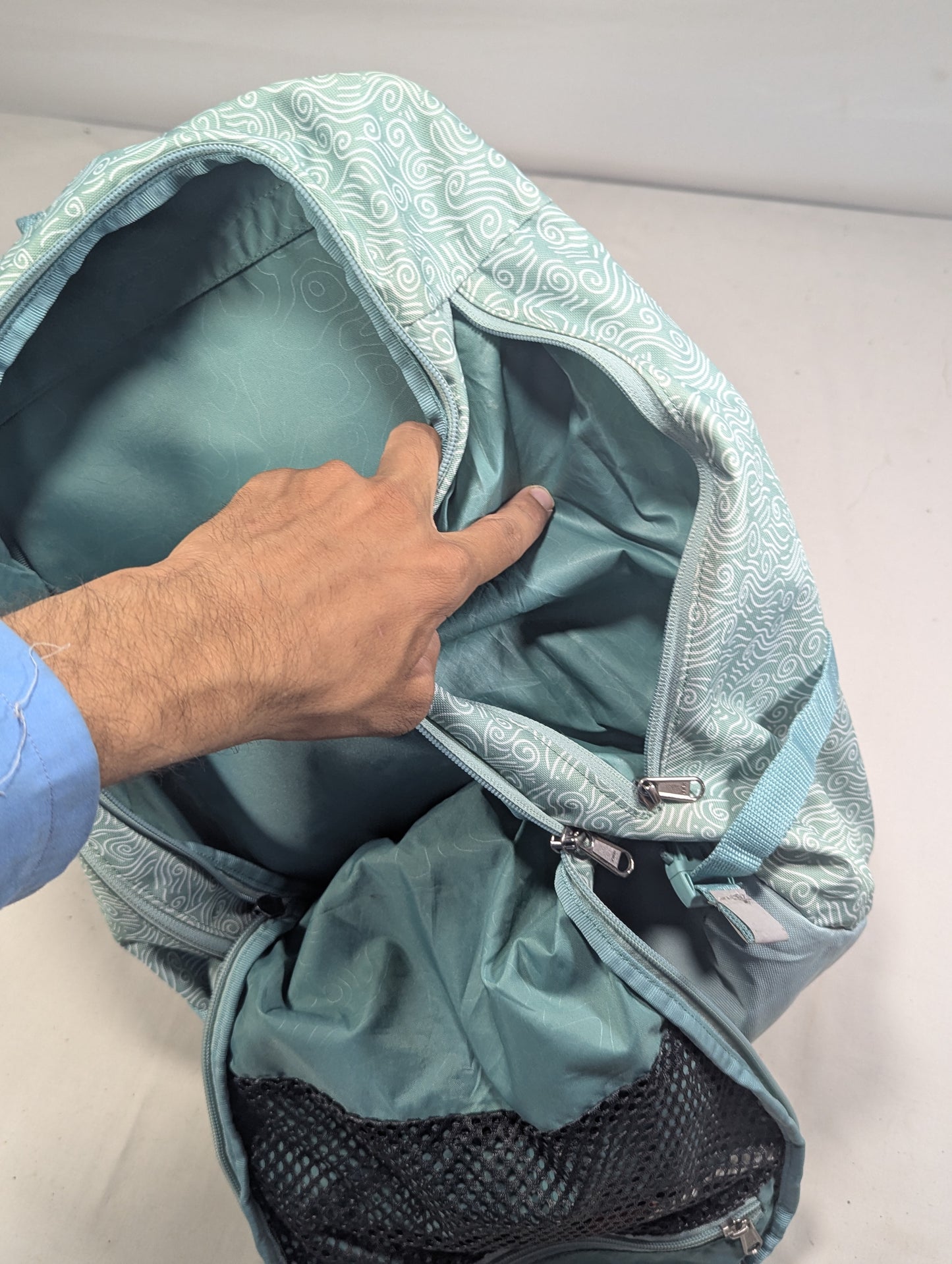 Preloved authentic backpack with laptop portion