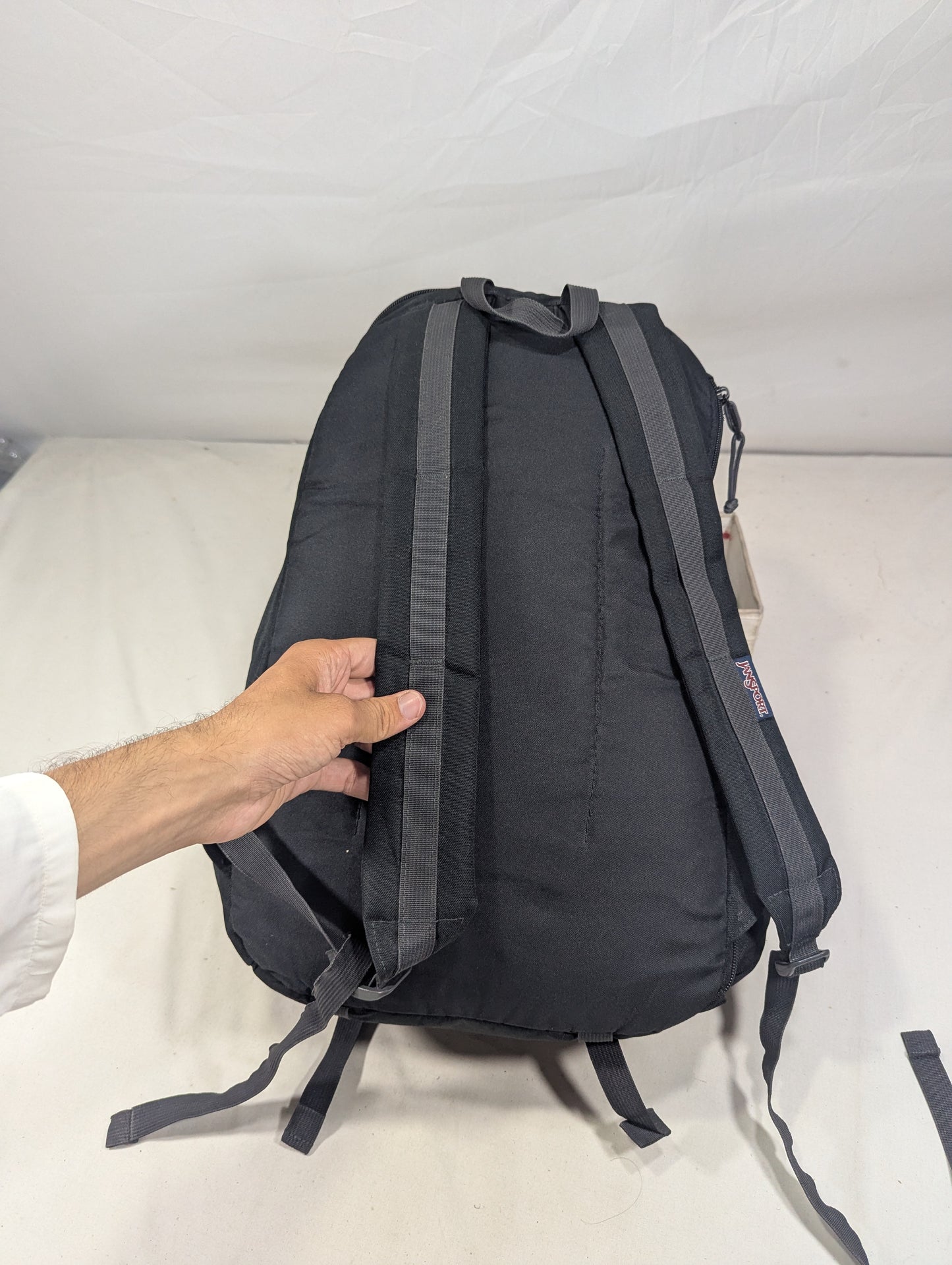 Jan sport black color backpack