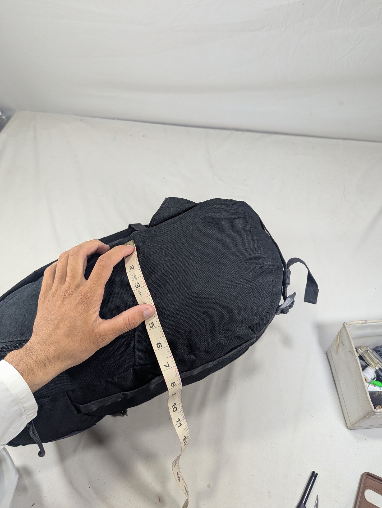 Jan sport black color backpack