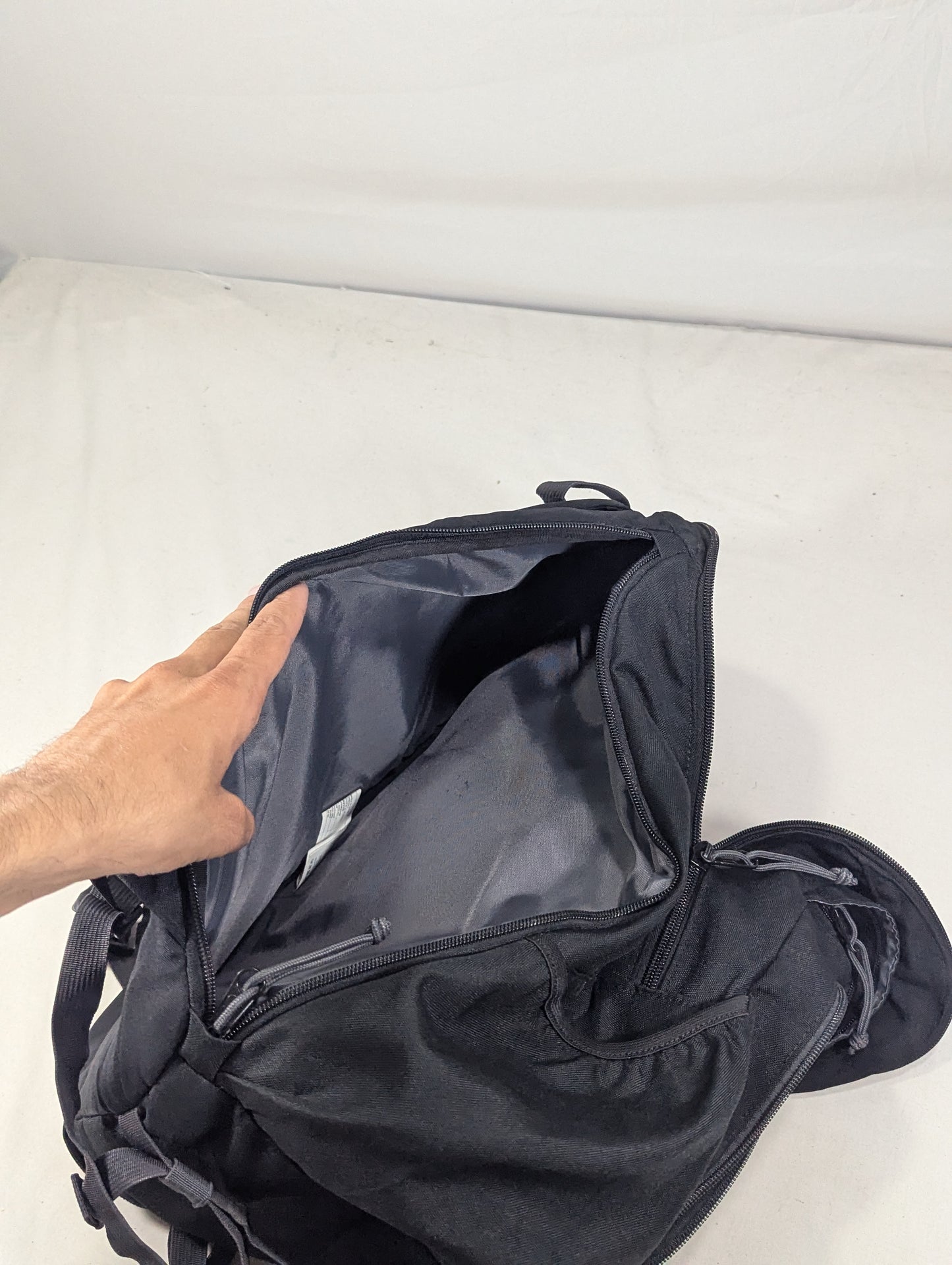 Jan sport black color backpack