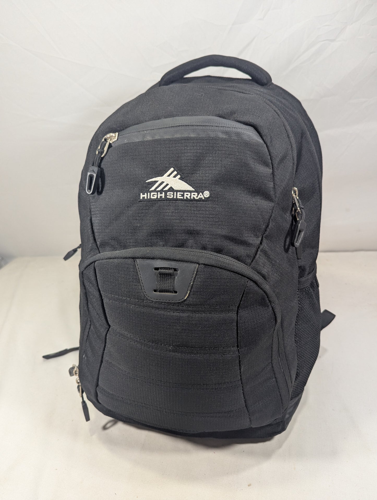 High Sierra Black color heavy load backpack