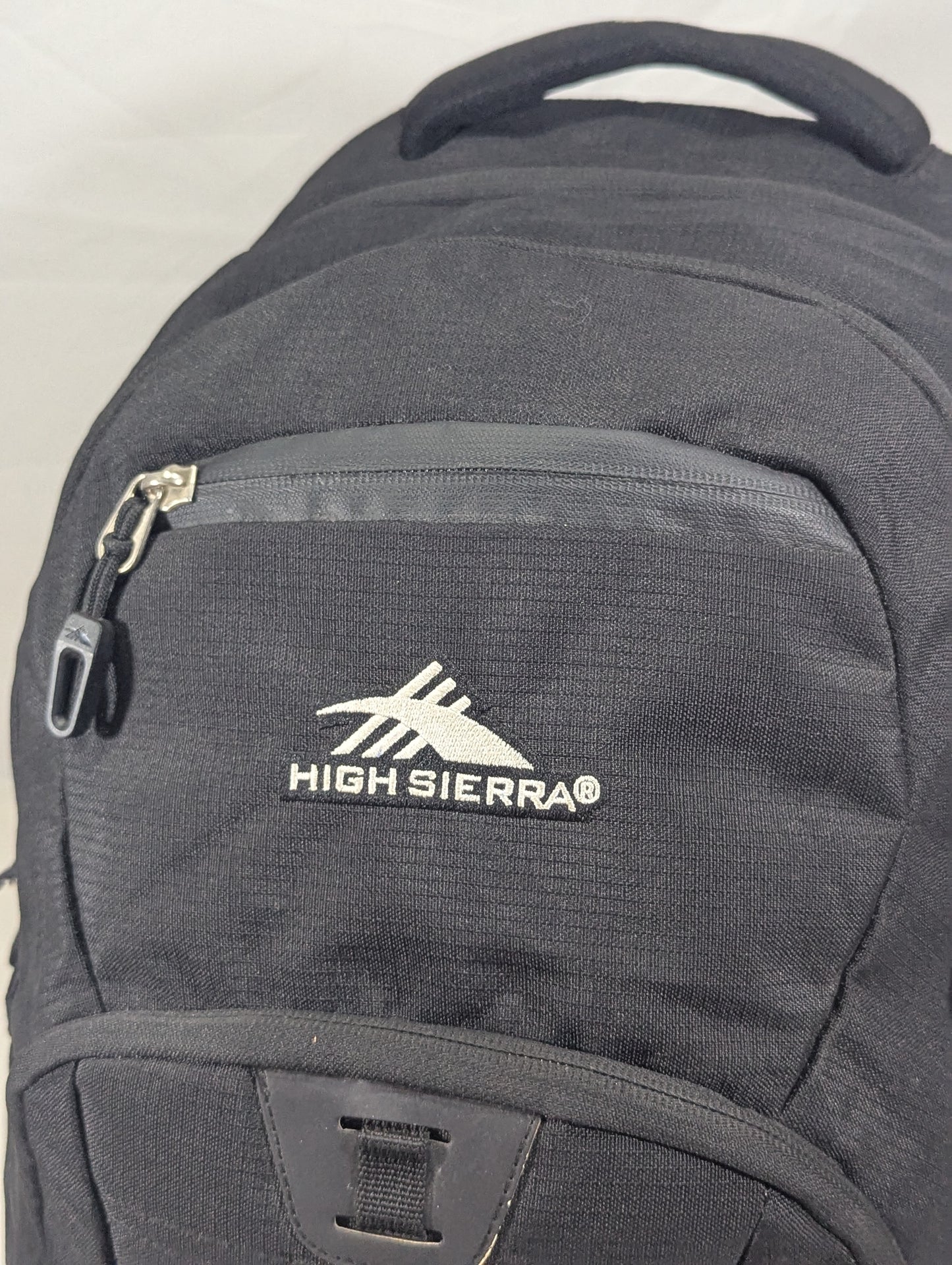 High Sierra Black color heavy load backpack