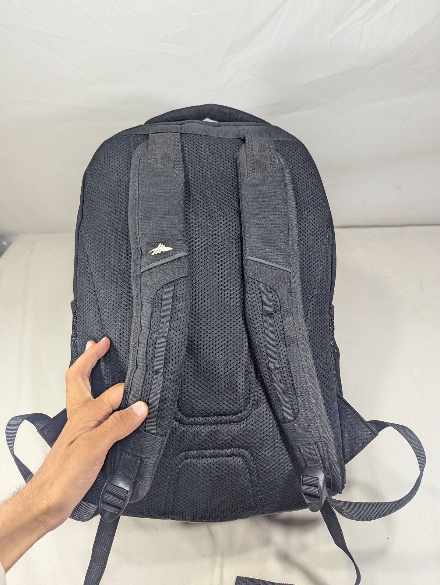 High Sierra Black color heavy load backpack