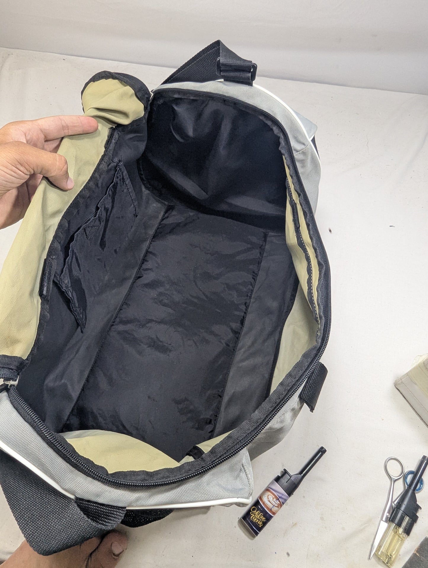 Nike grey color backpack