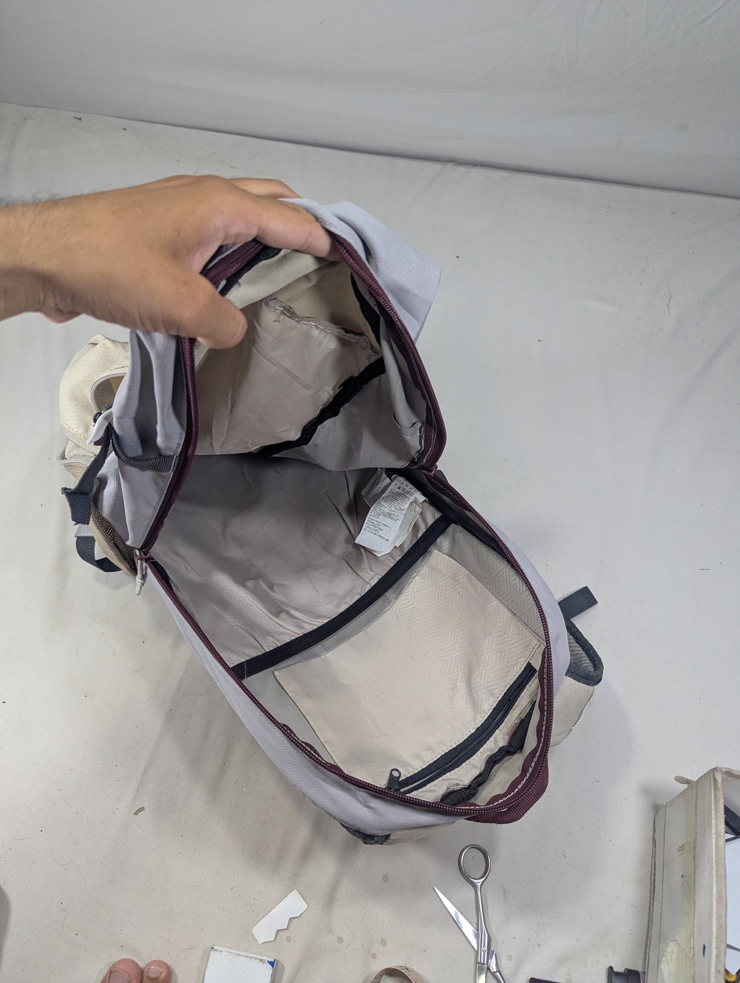 Quechua French brand backpack