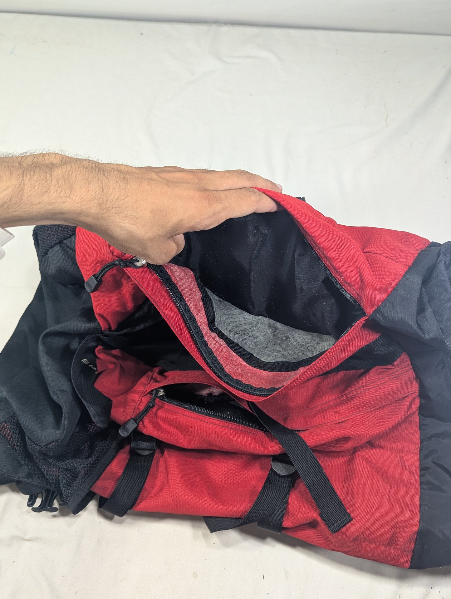 The north face authentic hiking tourist backpack