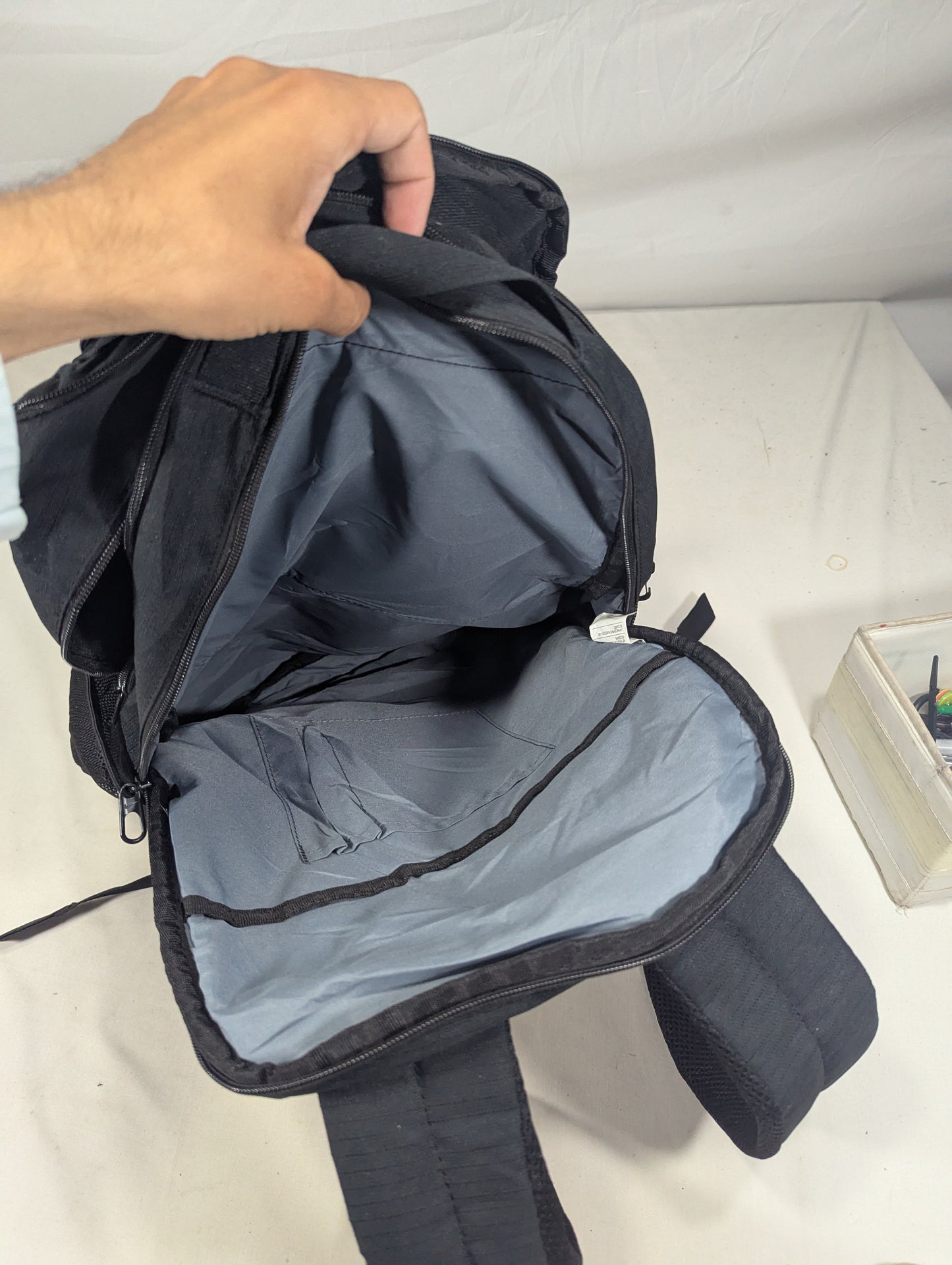 Nike black color authentic backpack