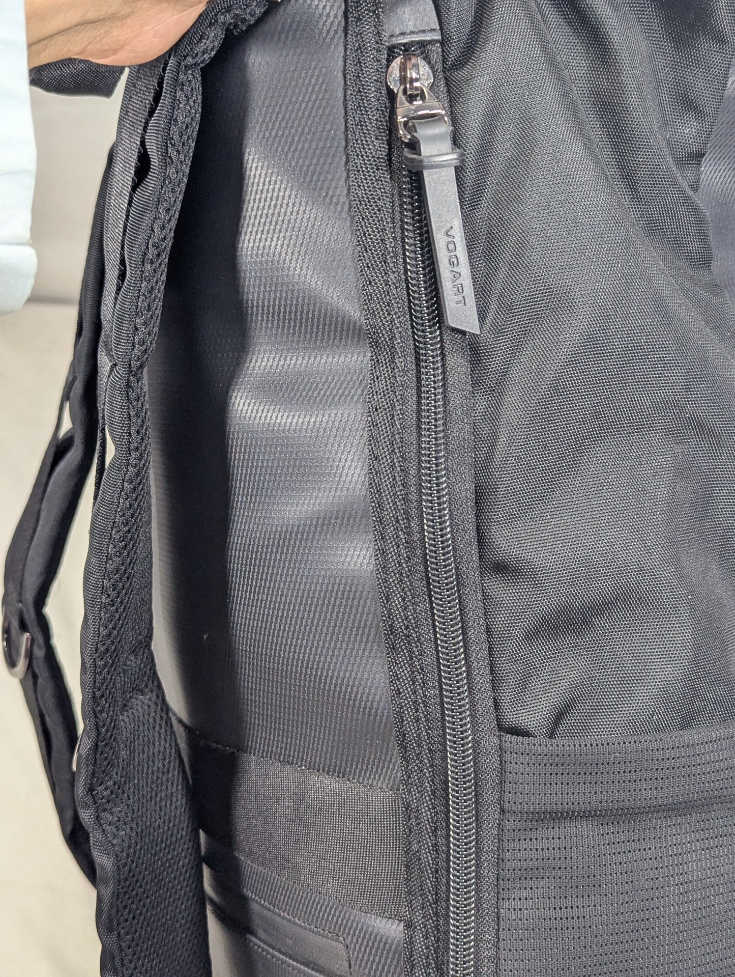Black color rucksack backpack