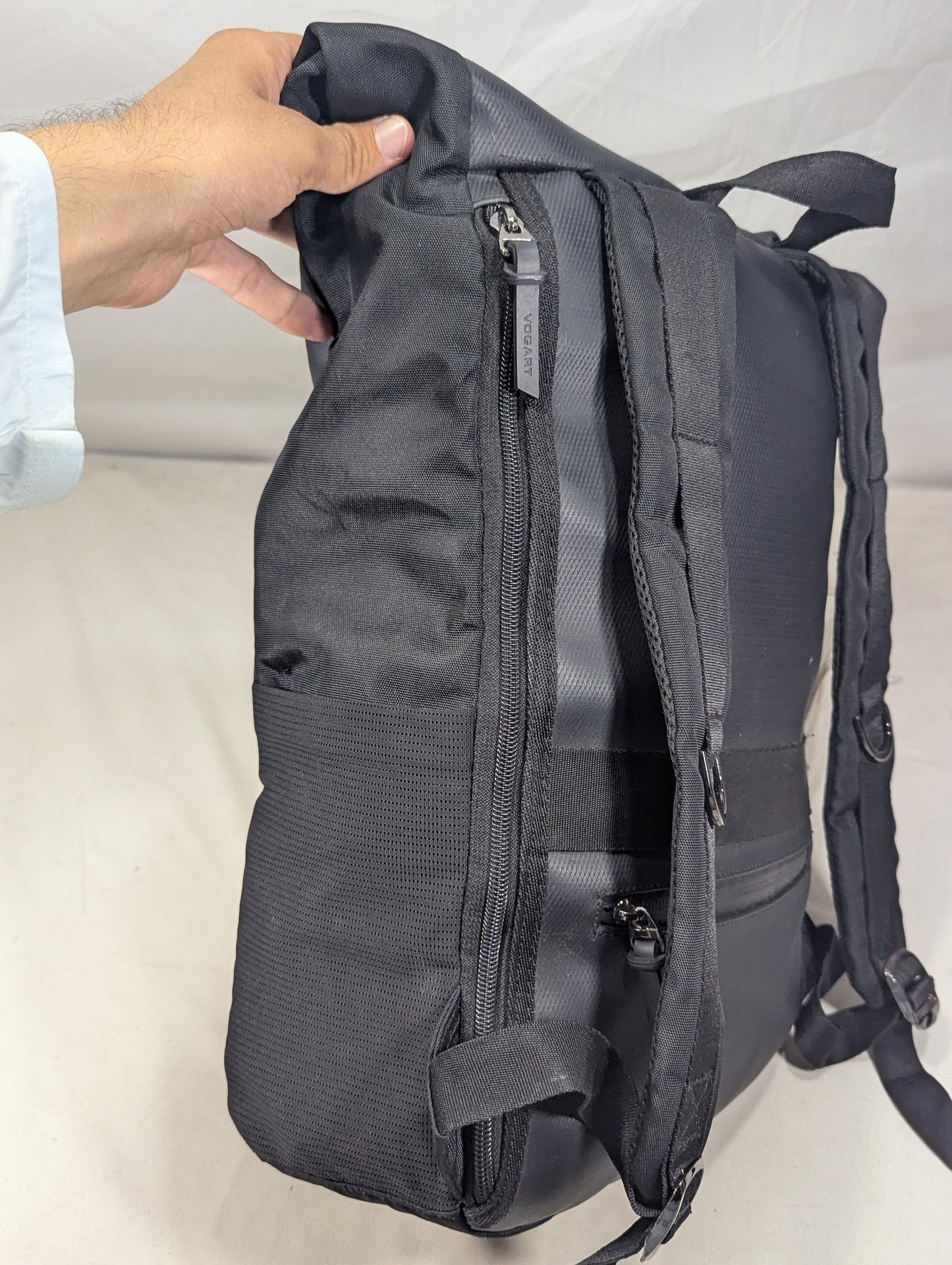 Black color rucksack backpack