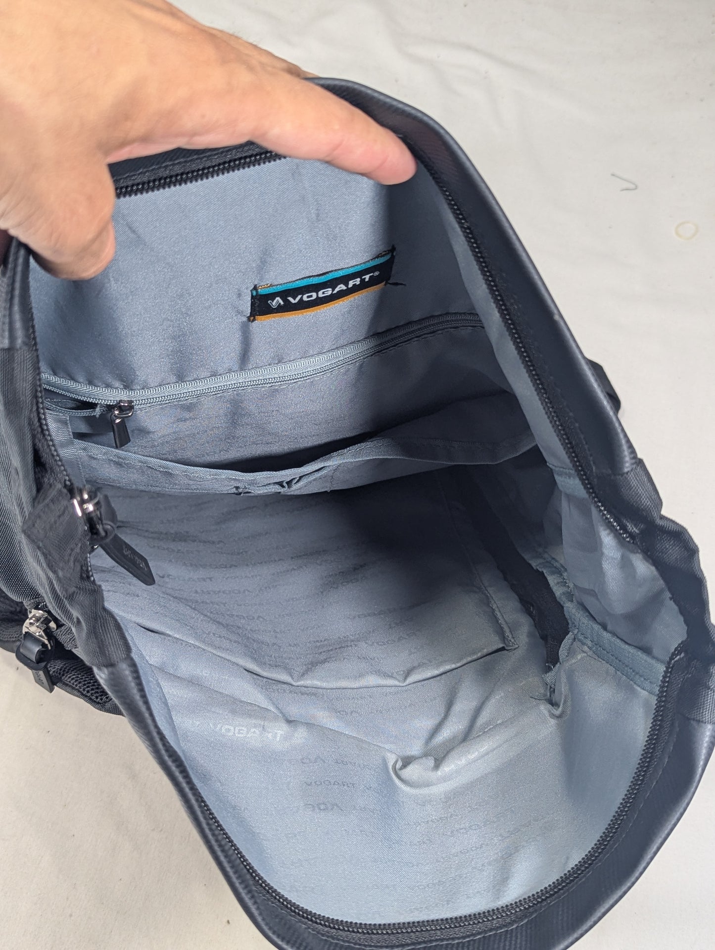 Black color rucksack backpack