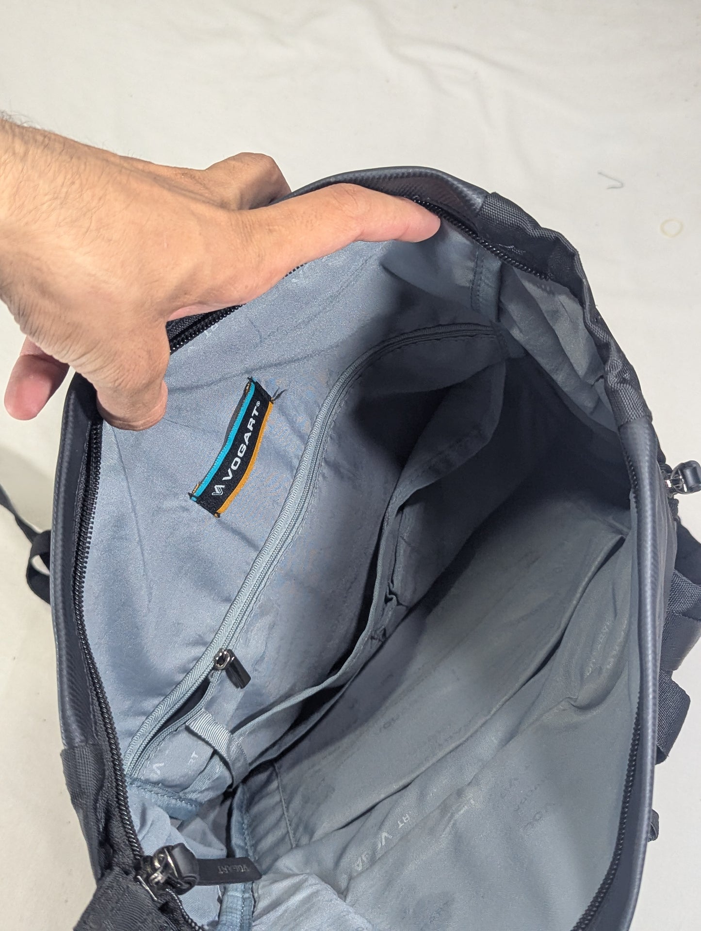 Black color rucksack backpack